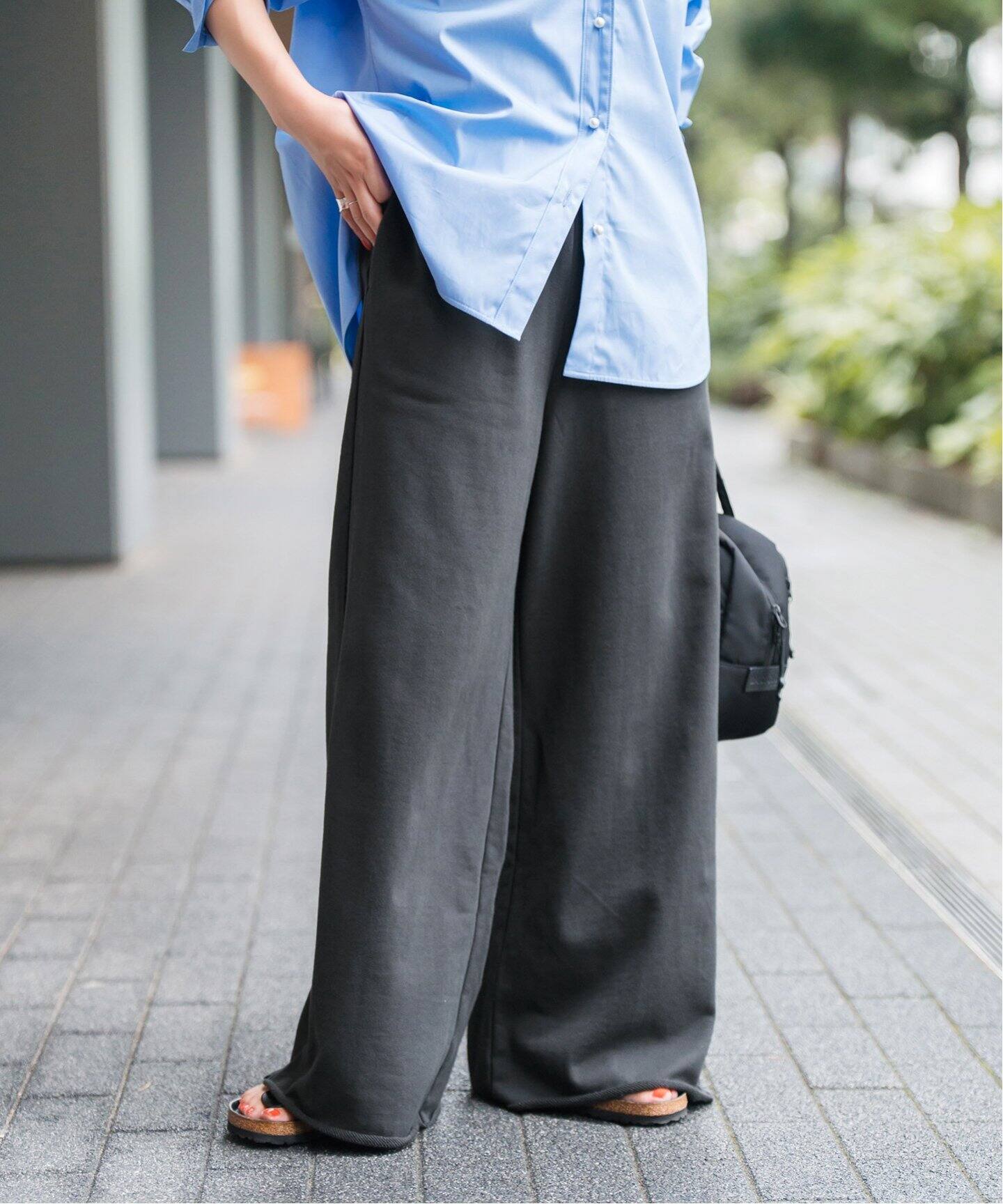 【_ emi】Spick＆Span　24AW ルーズロゴスウェット 完売品 追加》スウェットルーズパンツ（スウェットパンツ）｜Spick and