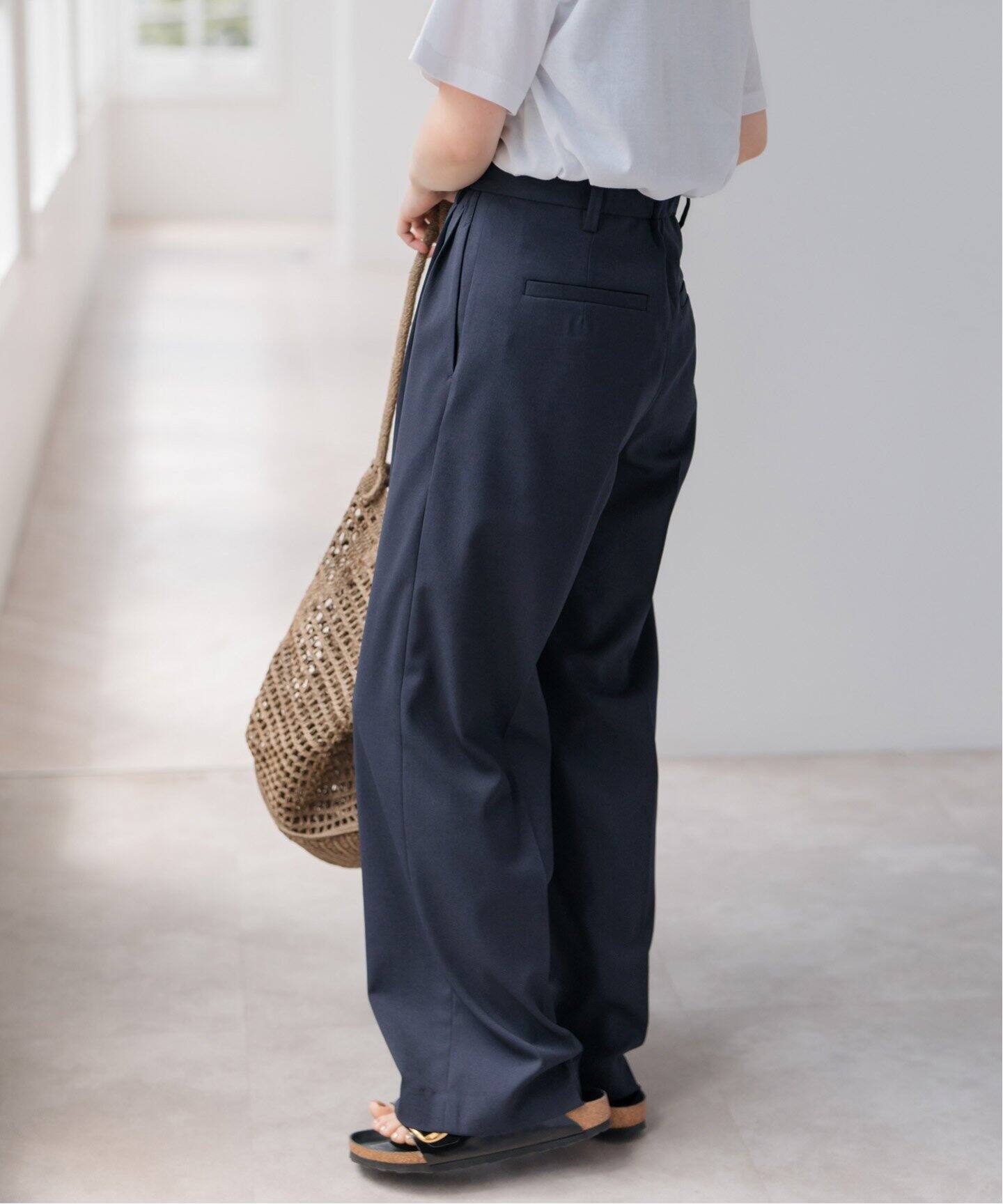 パンツ2本セット FREAK'S STORE スラックス パンツ 限定展開 TRストレッチ 2