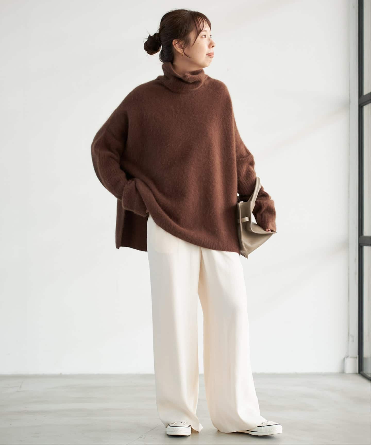 サテンイージーベルボトムパンツ（その他パンツ）｜Spick and Span