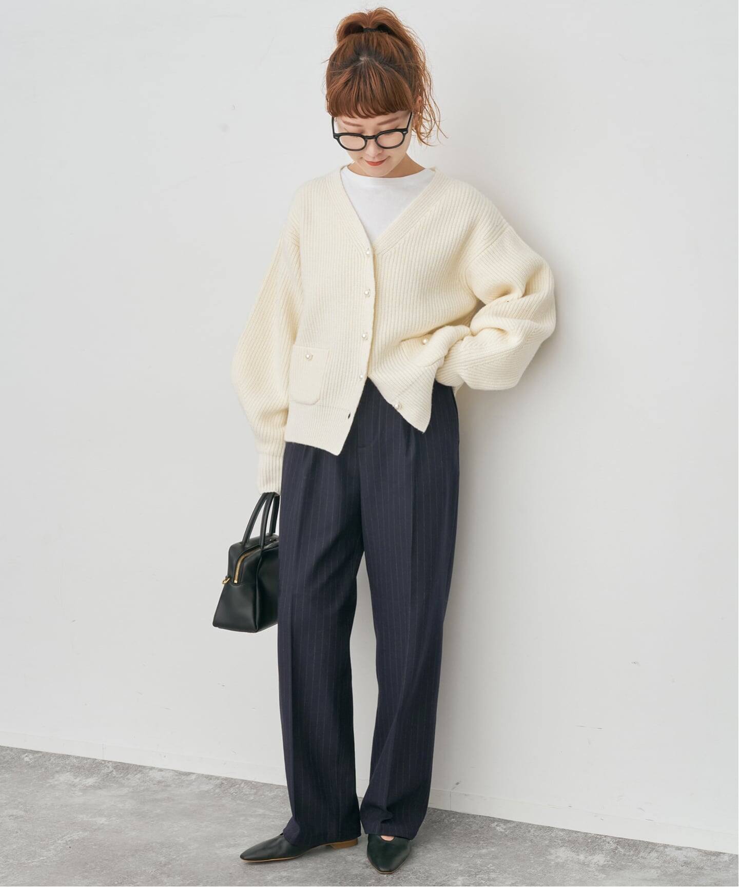 手洗い可》起毛タックテーパードパンツ（スラックス）｜Spick and Span