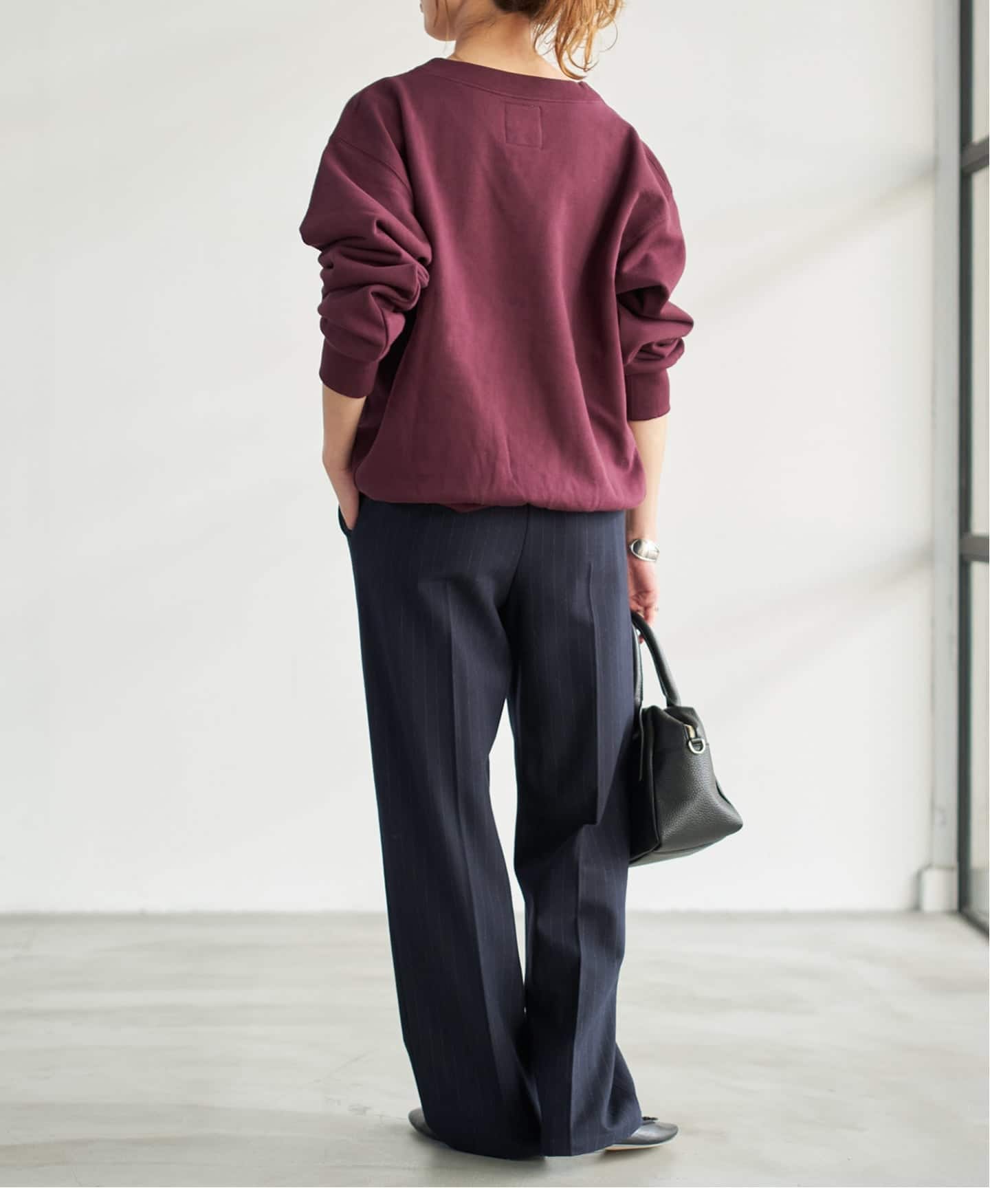 Spick and Span スピックアンドスパン 両面起毛 テーパードパンツ 予約》起毛タックテーパードパンツ（スラックス）｜Spick and