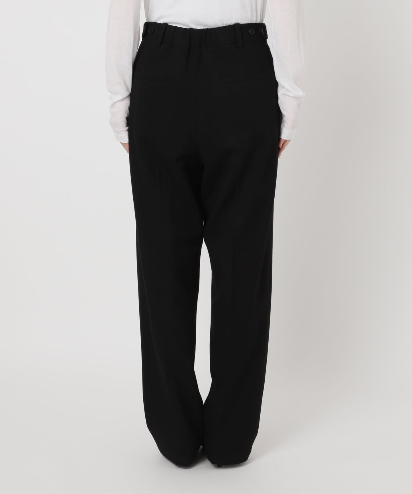 手洗い可》起毛タックテーパードパンツ（スラックス）｜Spick and Span