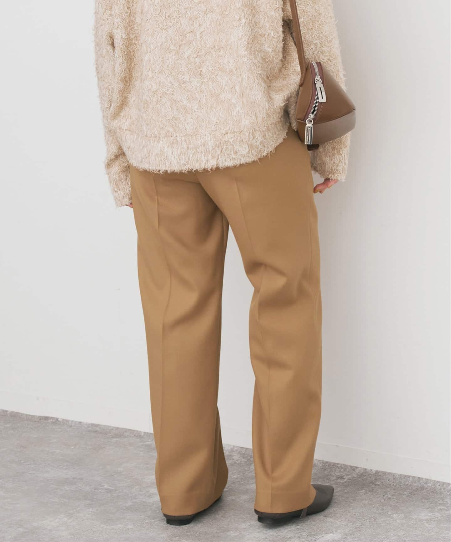 spick&span ハイブリッドダブルクロスワンタックパンツ 38 Amazon | [スピック アンド スパン] ハイブリッドダブルクロス