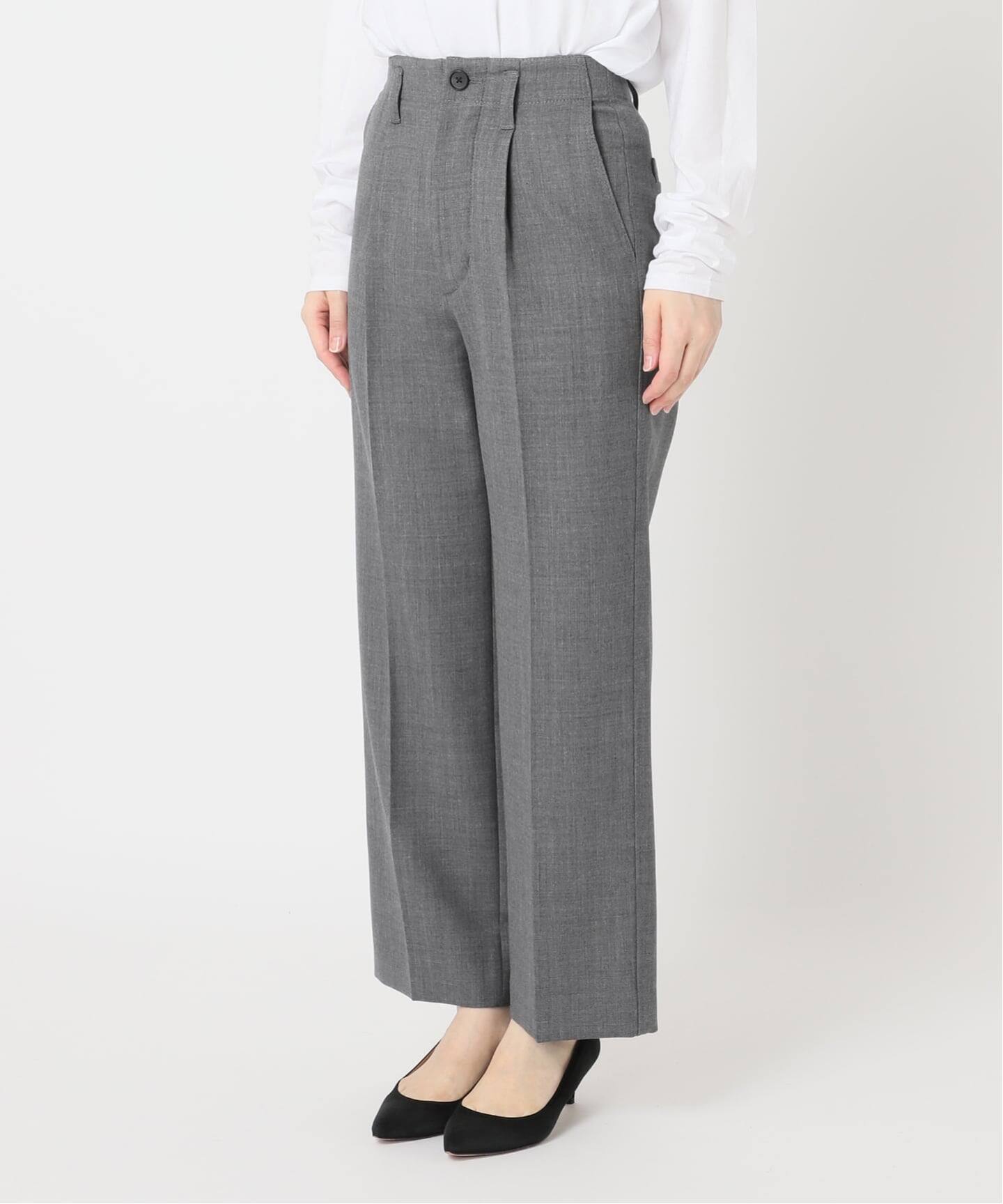 spick&span ハイブリッドダブルクロスワンタックパンツ 38 Spick & Span（スピックアンドスパン）の「≪追加