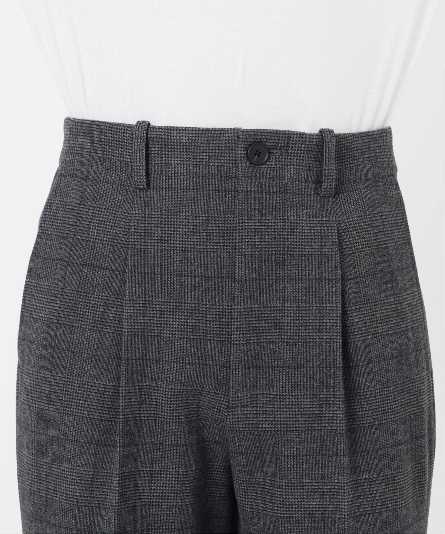 今季新品】Drawerグレンチェックパンツ