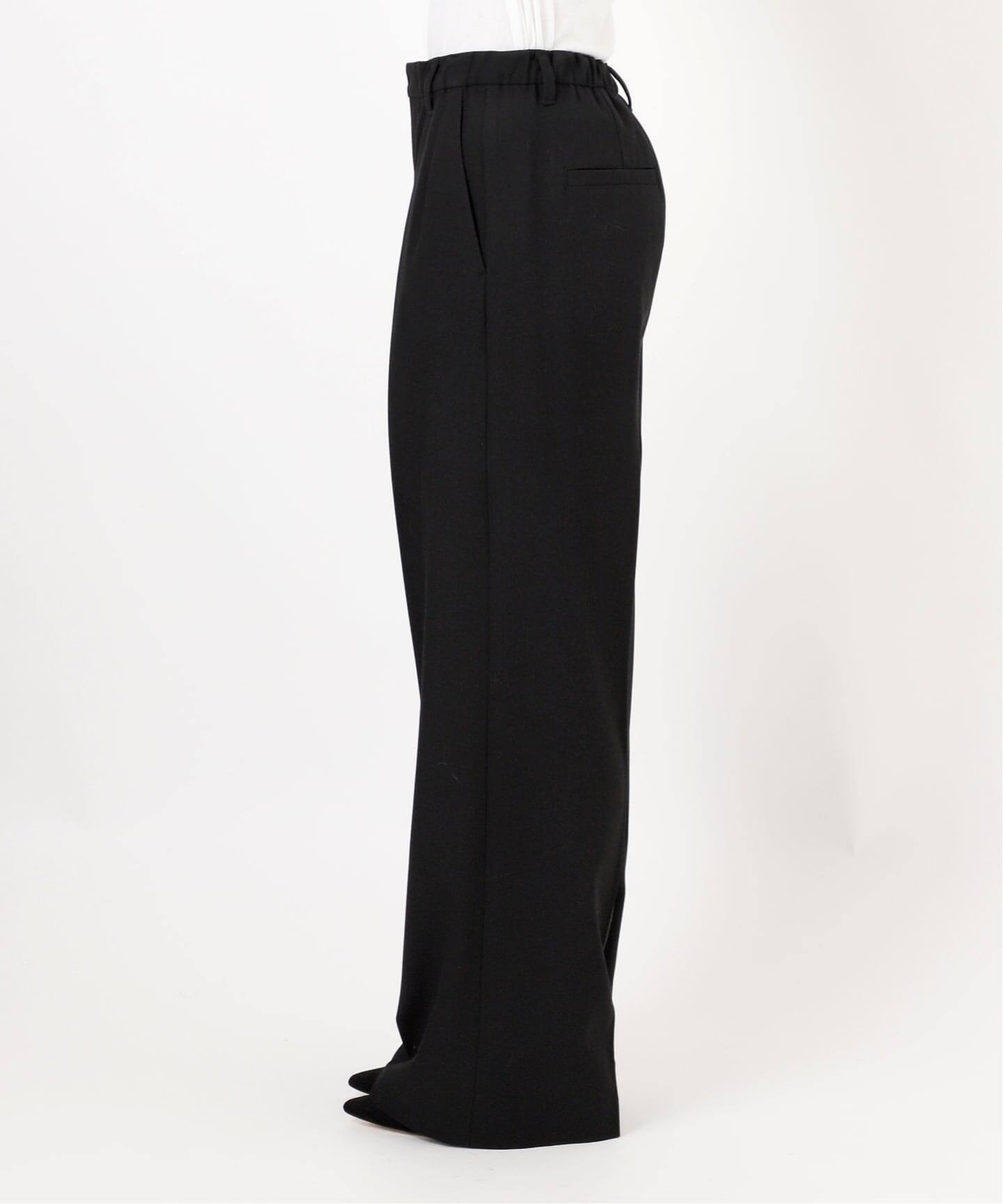 裏起毛ジョーゼットタックイージーパンツ（スラックス）｜Spick and