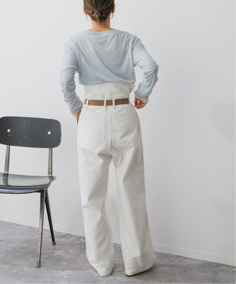 追加》Higuchi*S2WAYハイウエストパンツ（チノパンツ）｜Spick and  