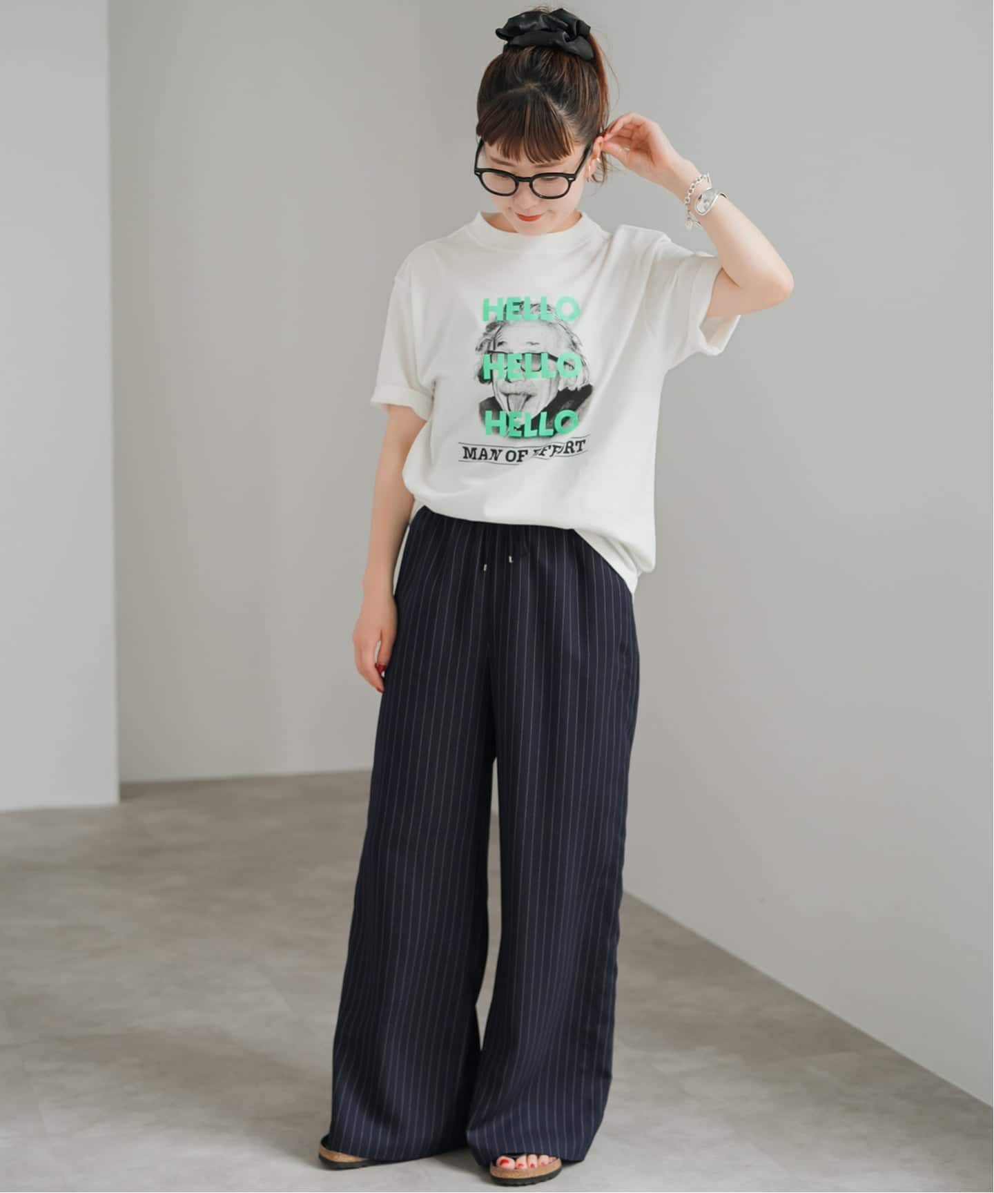 WEB限定追加》ジョーゼットイージーパンツ（スラックス）｜Spick