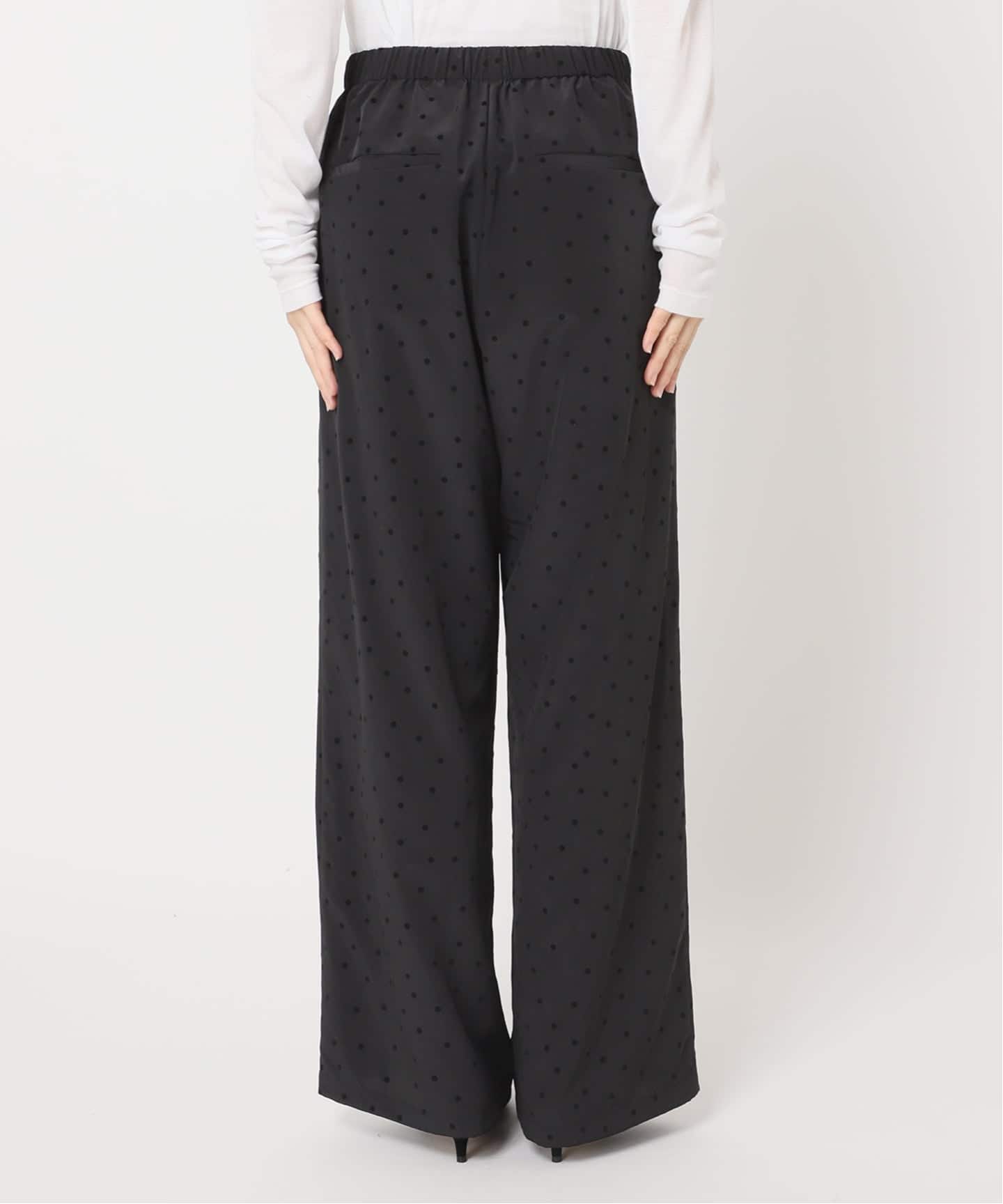 Spick and Span＜WEB限定＞フロッキードットイージーパンツ Spick & Span｜《WEB限定》フロッキードットイージーパンツ