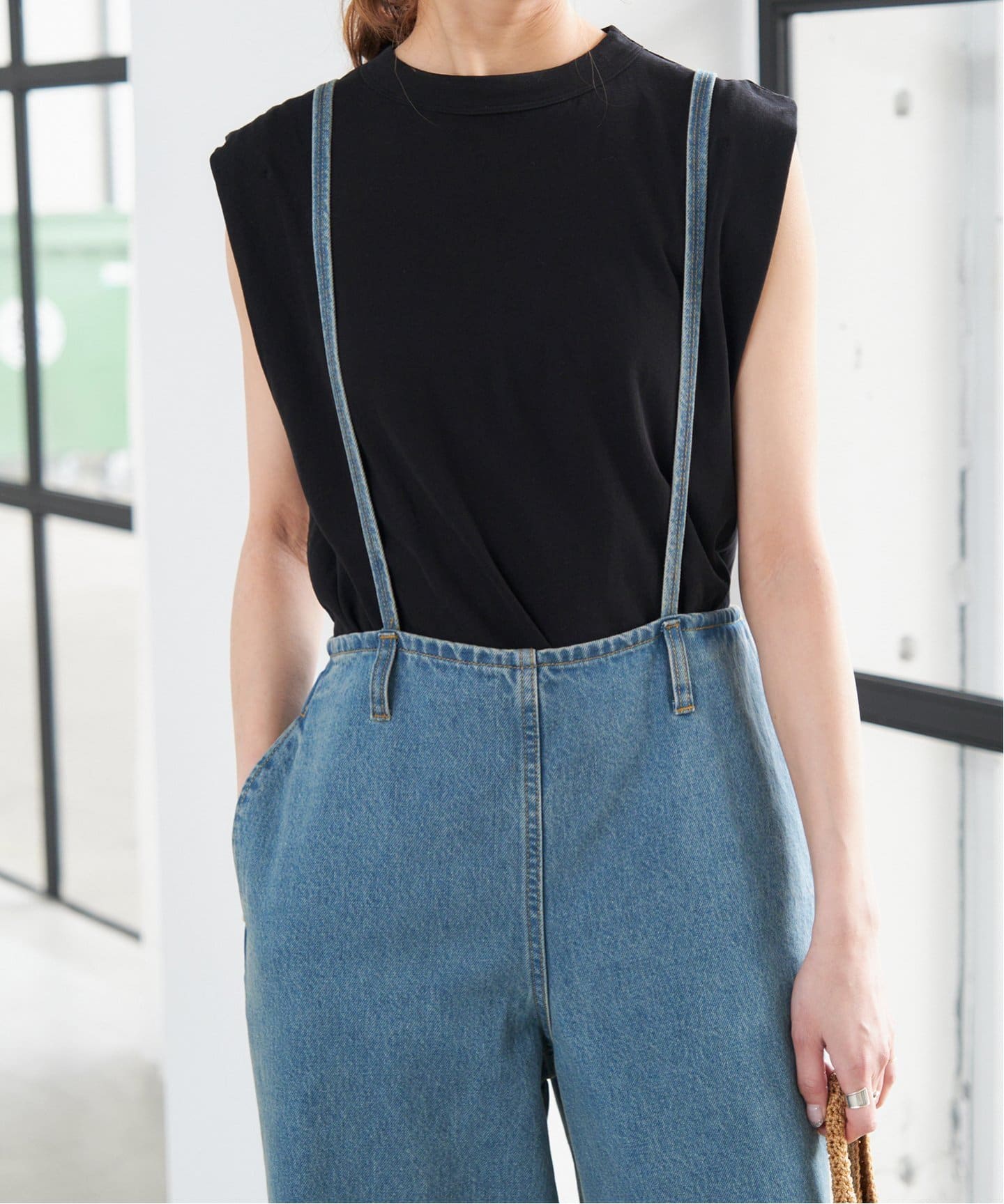 24SS 今季新作 Spick＆Span　デニムサロペット Spick & Span｜《追加》デニムサロペット | Rakuten Fashion
