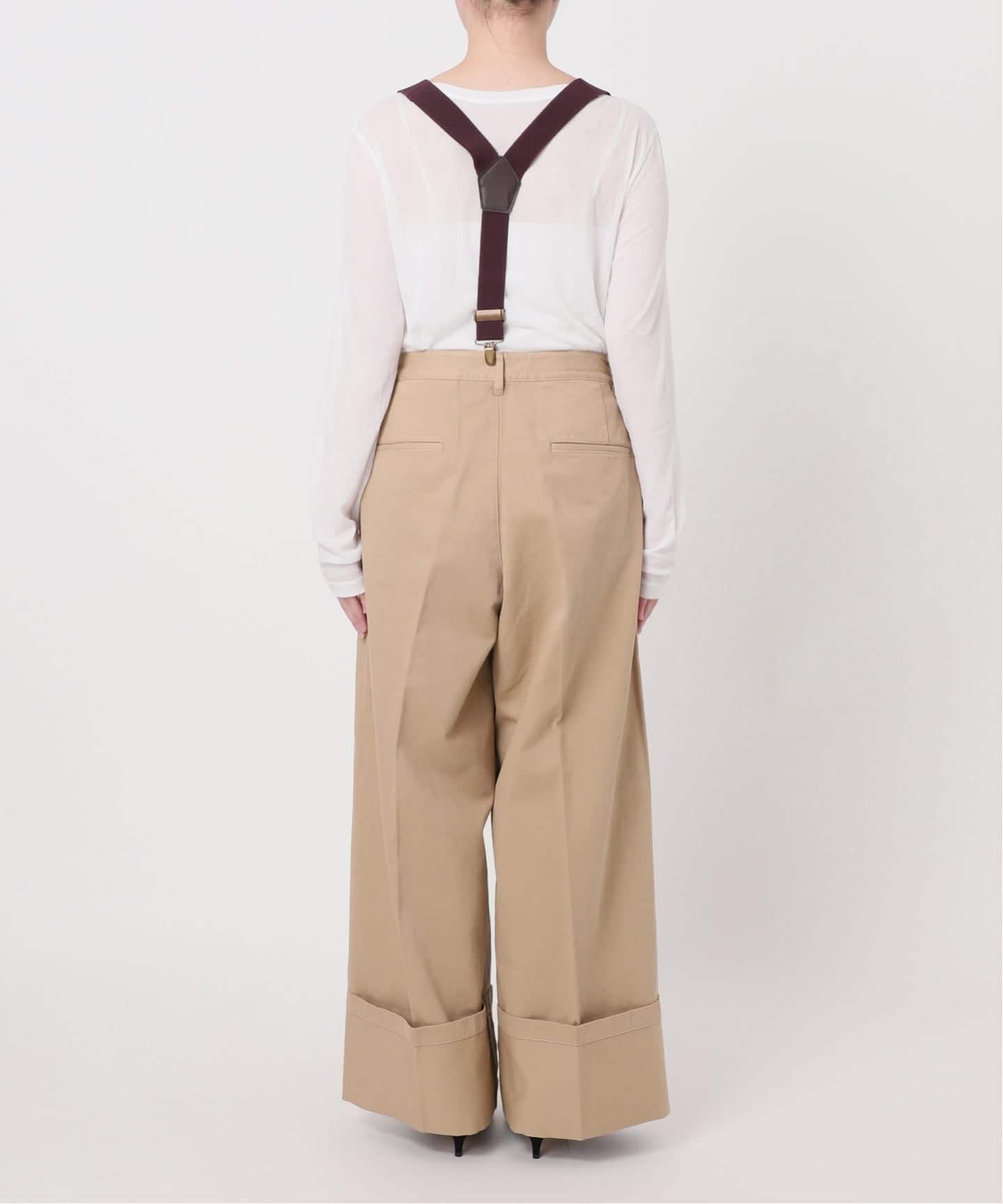 Higuchi*S サスペンダーツキチノパン（チノパンツ）｜Spick and