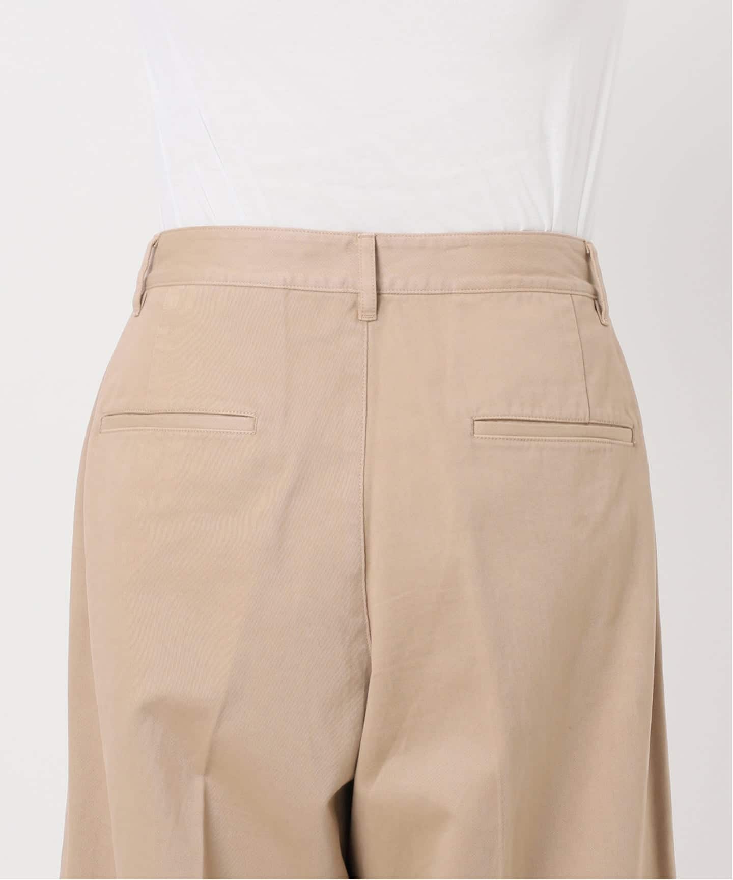 値下げ　spick&span 樋口さんコラボ 　ベージュ チノパン pink×beige…❤︎ 昨夜のLIVEでもたくさんコメント頂いた 樋口かほり