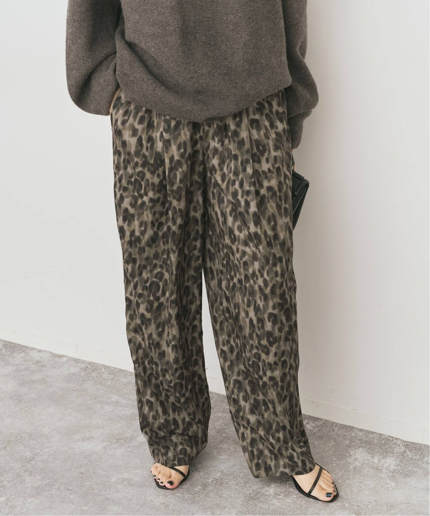 レオパードプリントイージーパンツ（その他パンツ）｜Spick and Span