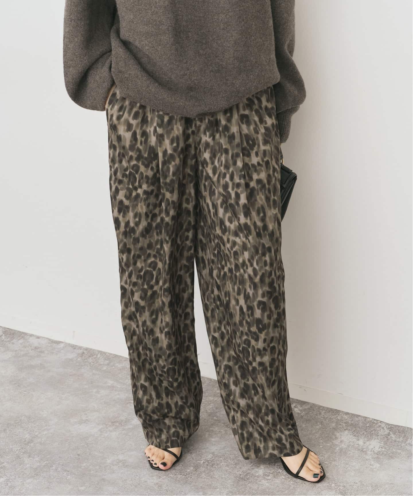 FRAMeWORK レオパードプリントイージーパンツ 38 FRAMeWORK レオパードプリントイージーパンツ 38 セール