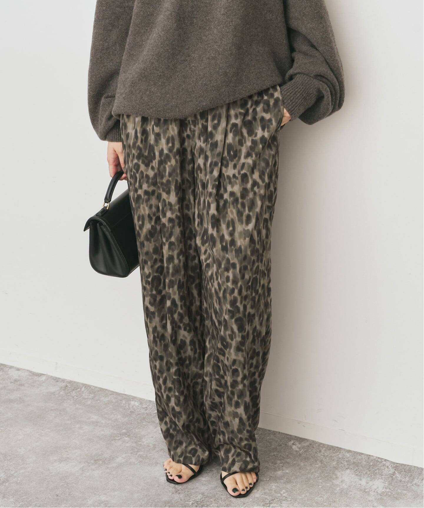 WEB限定 / 追加》レオパードプリントイージーパンツ（その他パンツ