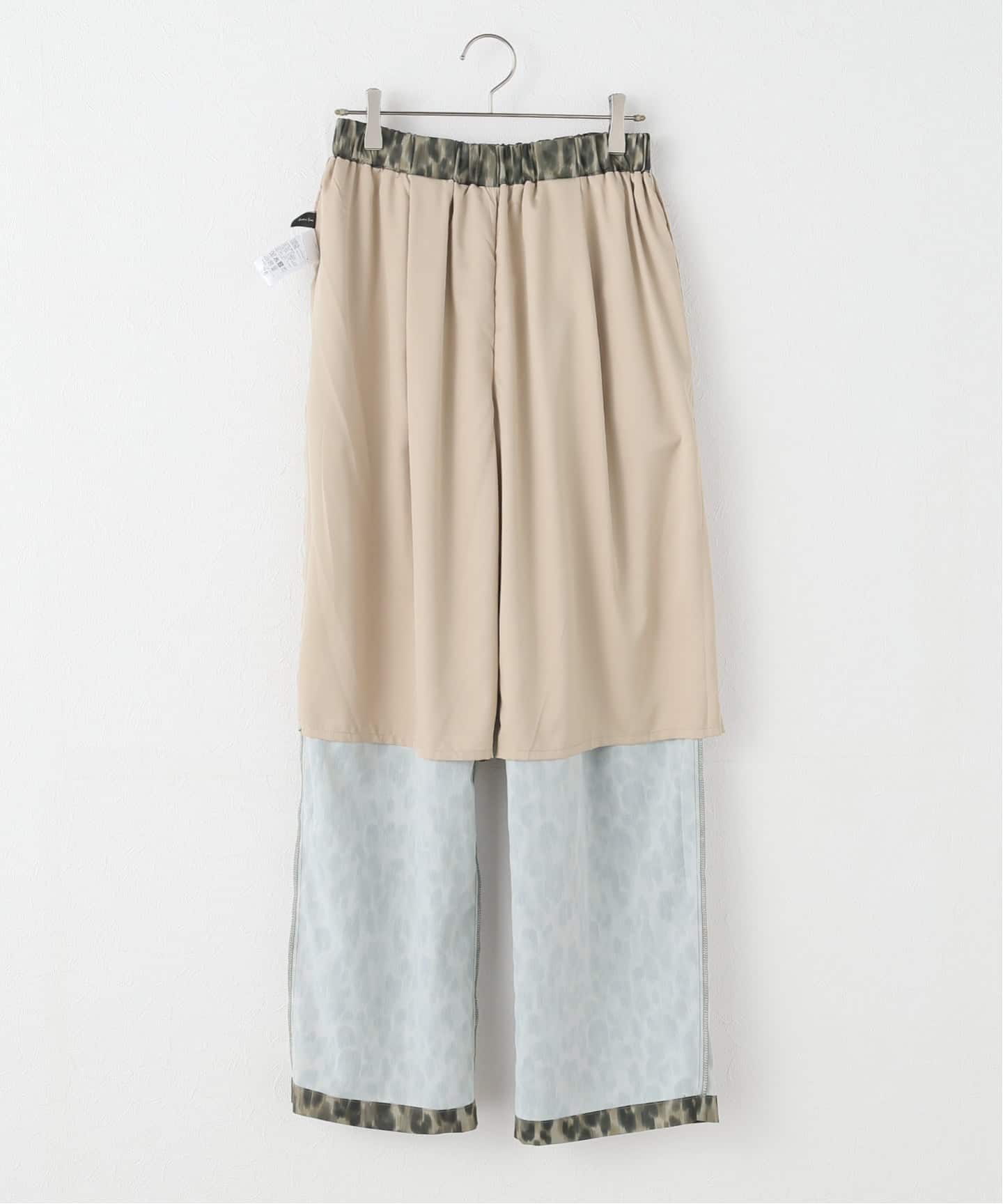 WEB限定 / 追加》レオパードプリントイージーパンツ（その他パンツ