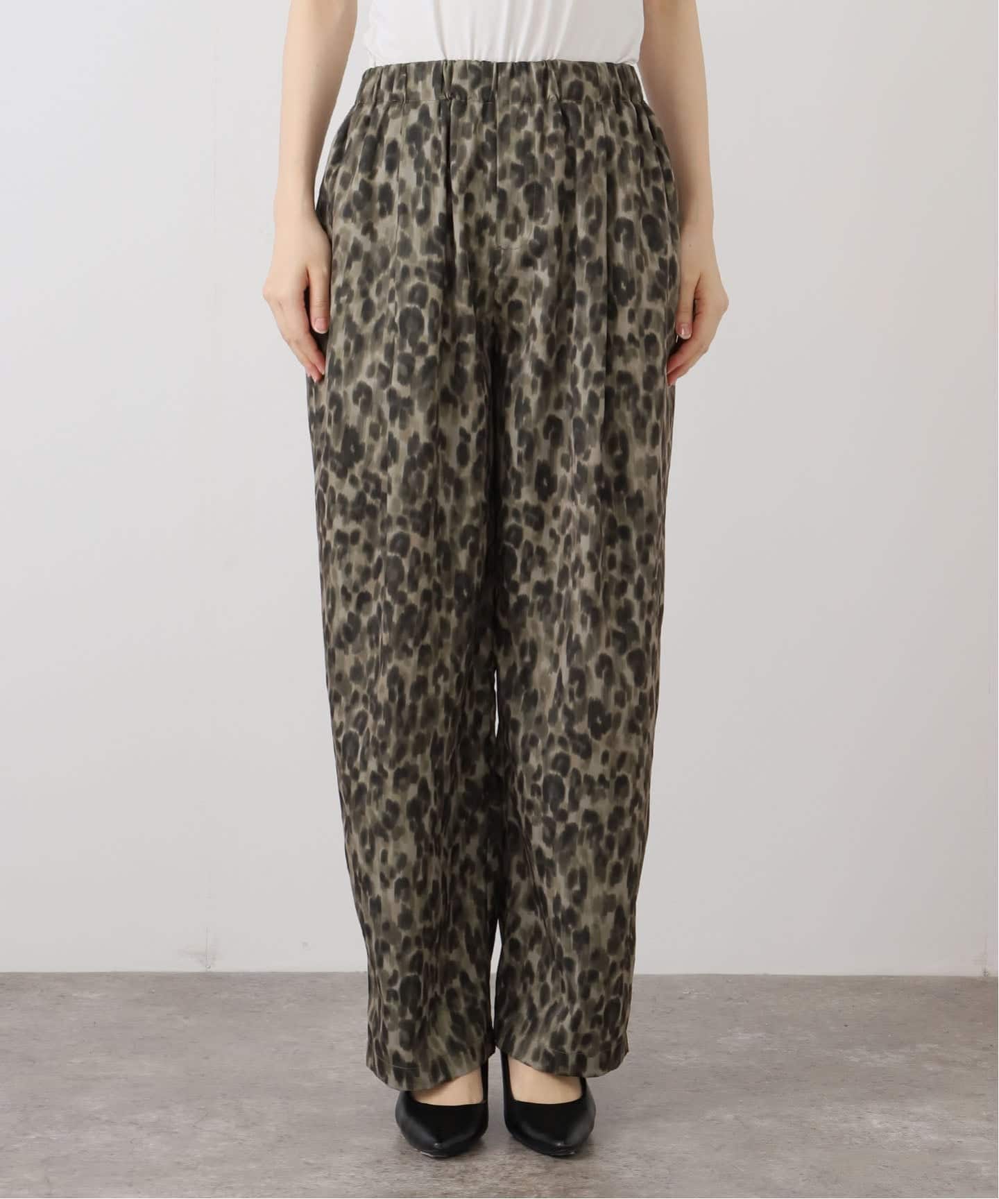 WEB限定 / 追加》レオパードプリントイージーパンツ（その他パンツ