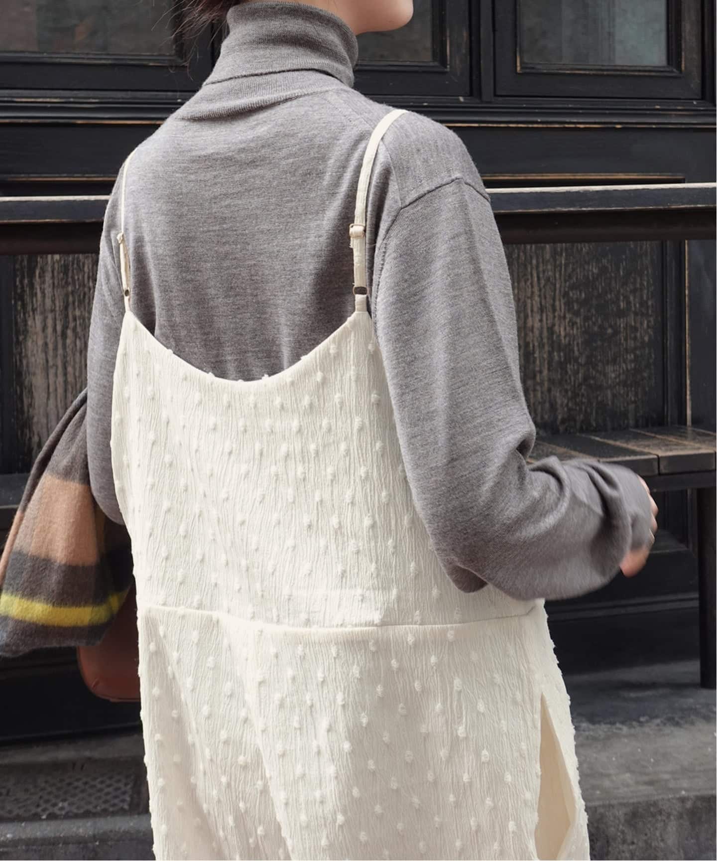 WEB限定》ドットジャガードサロペット（サロペット／オーバーオール