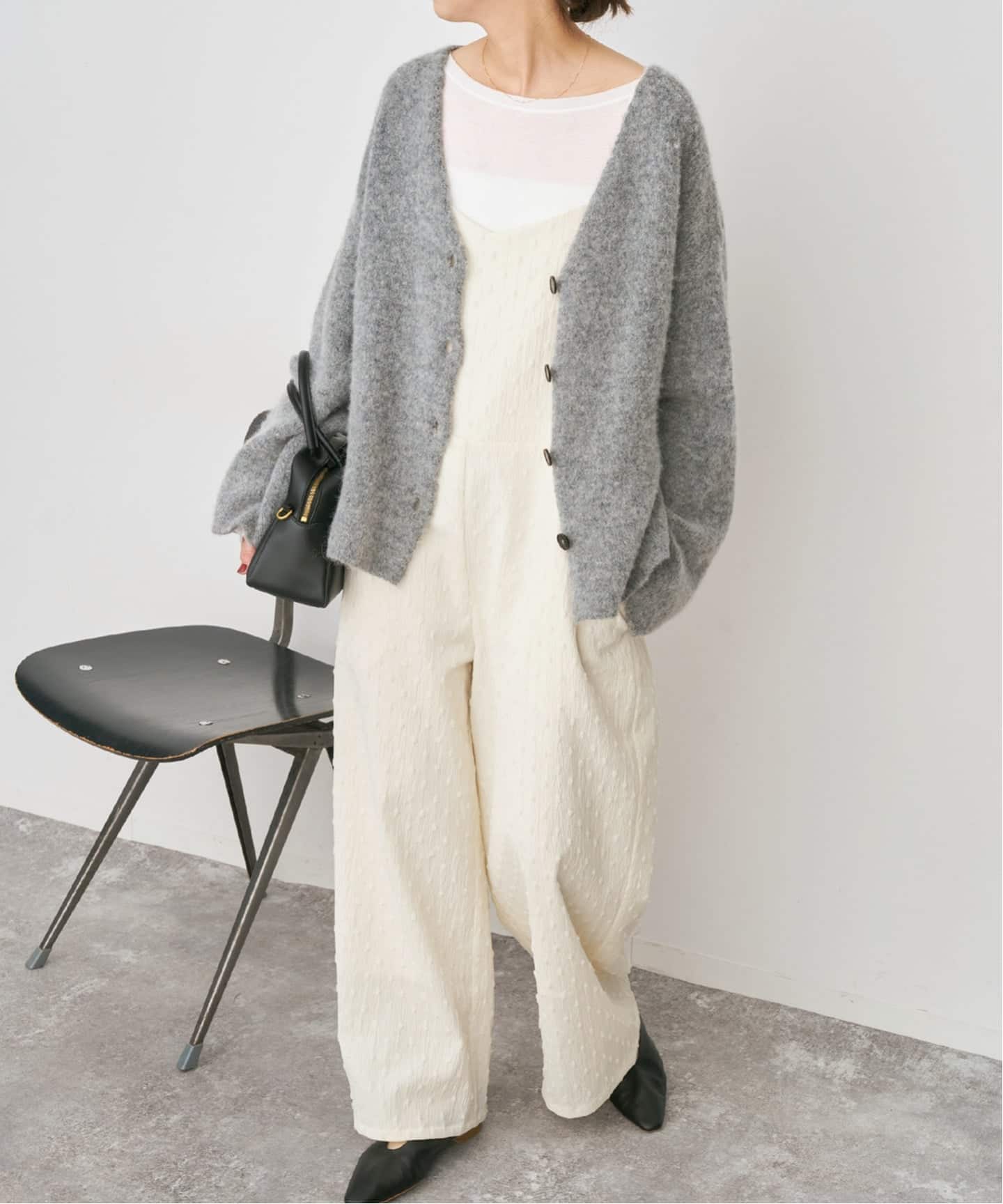 WEB限定》ドットジャガードサロペット（サロペット／オーバーオール