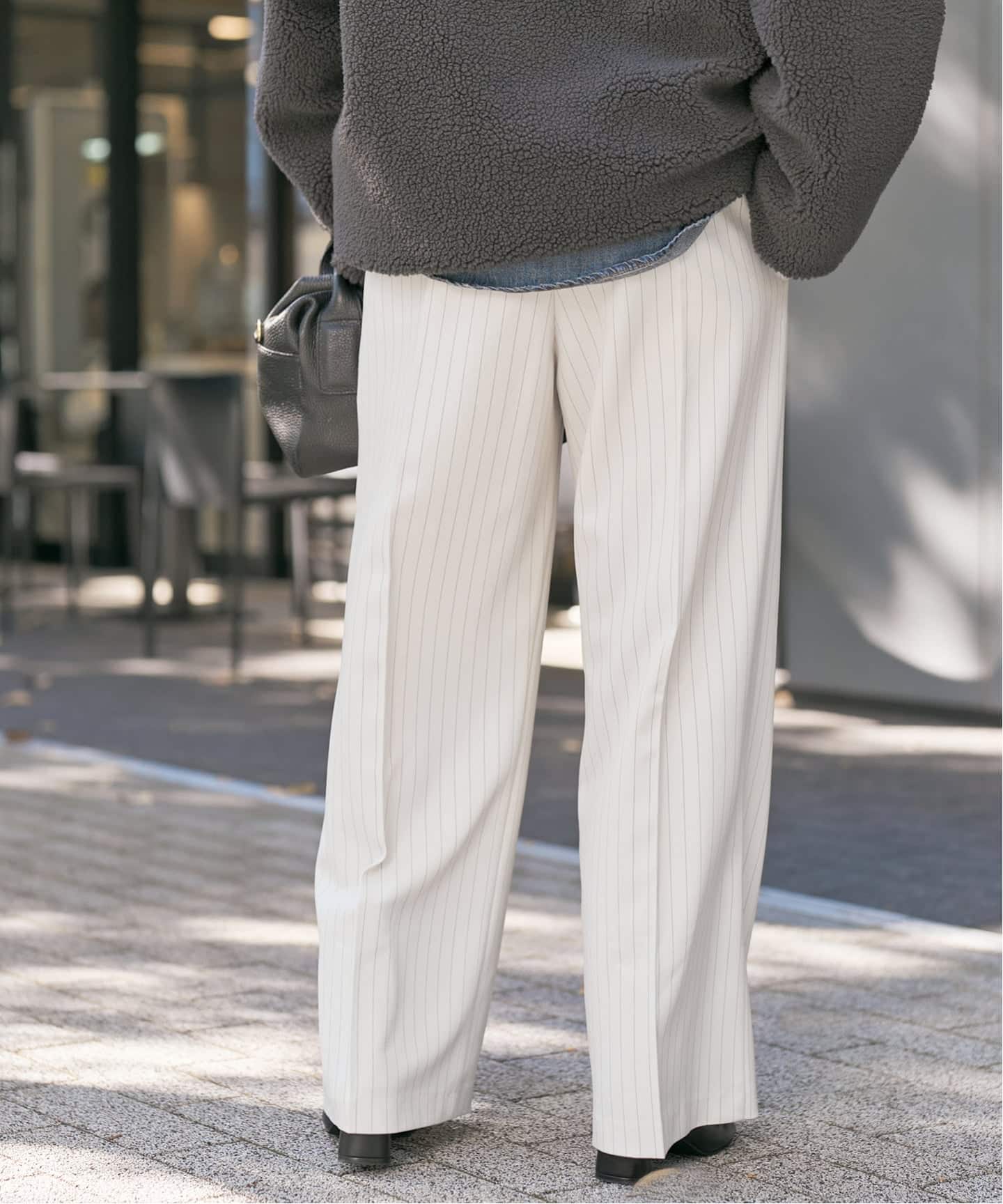 ウォッシャブルPEイージースラックスパンツ（スラックス）｜Spick and