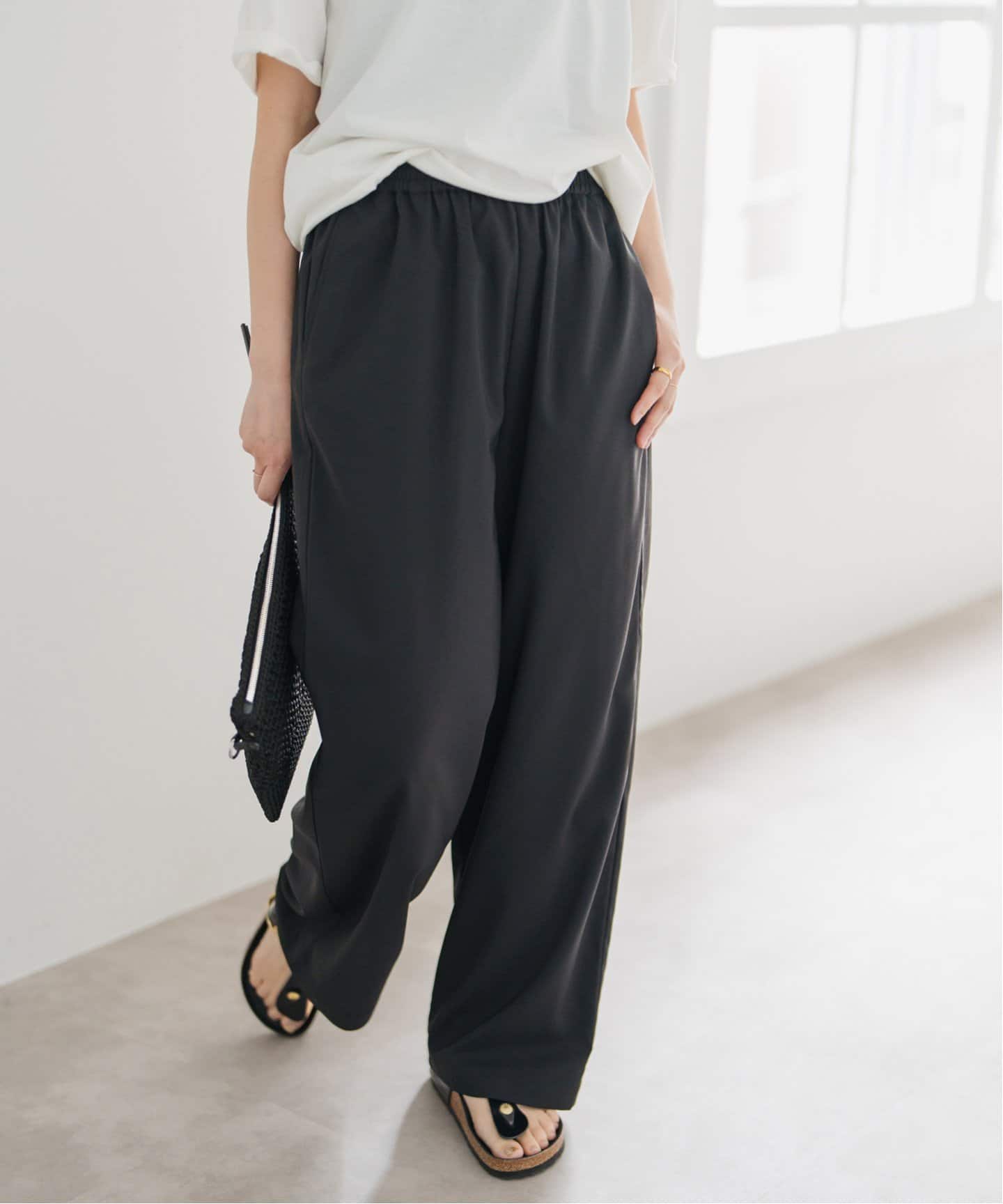 Span ファッション スピックアンドスパン ベロアイージーパンツ 完売