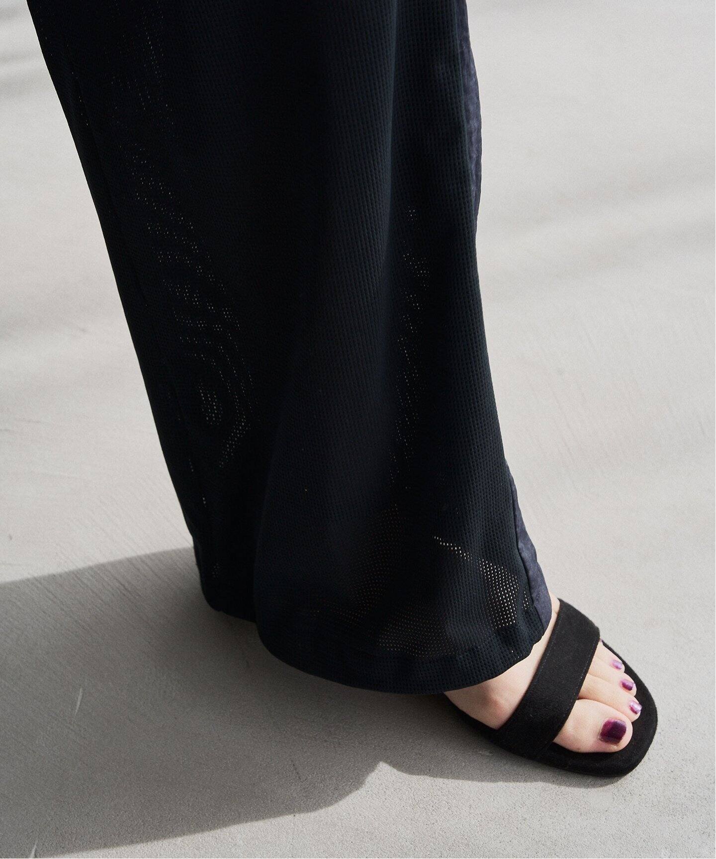 PHEENY Primeflex mesh gathered pants PS25-PT09：パンツ