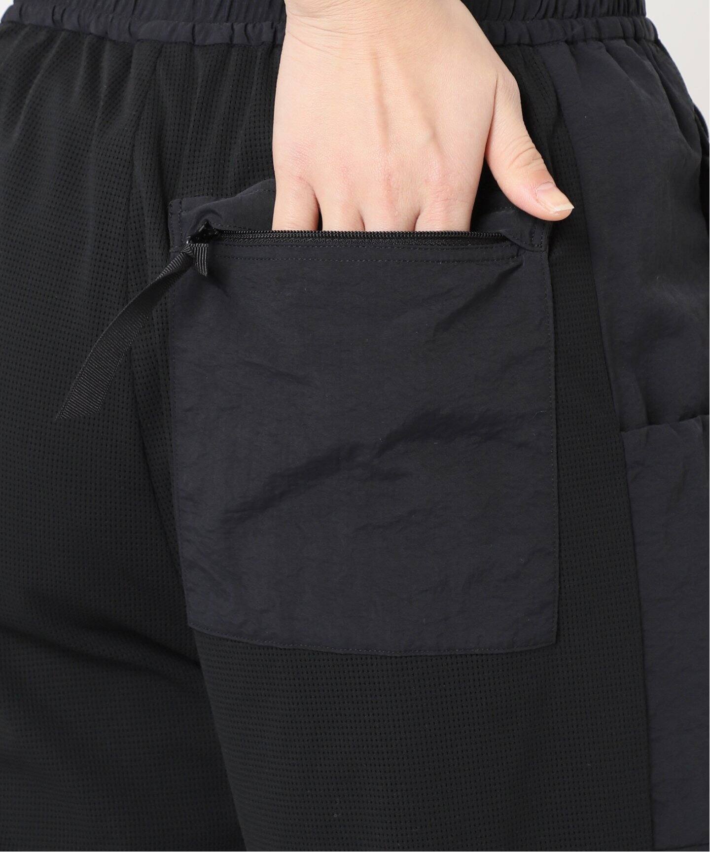 PHEENY Primeflex mesh gathered pants PS25-PT09：パンツ