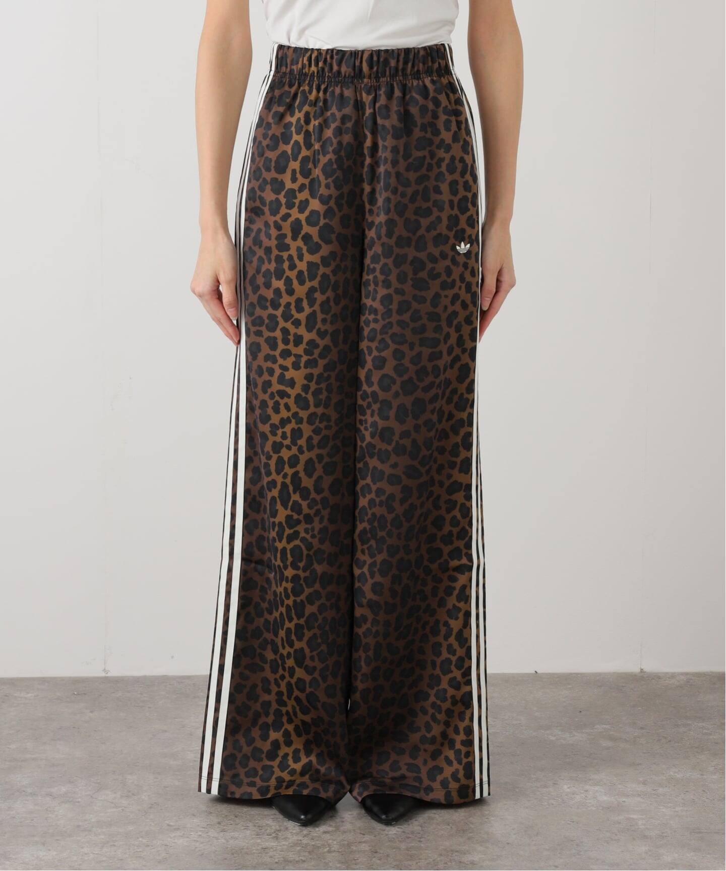 adidas / アディダス LEO PRINT WIDE LEG SATIN PANTS（ジャージ