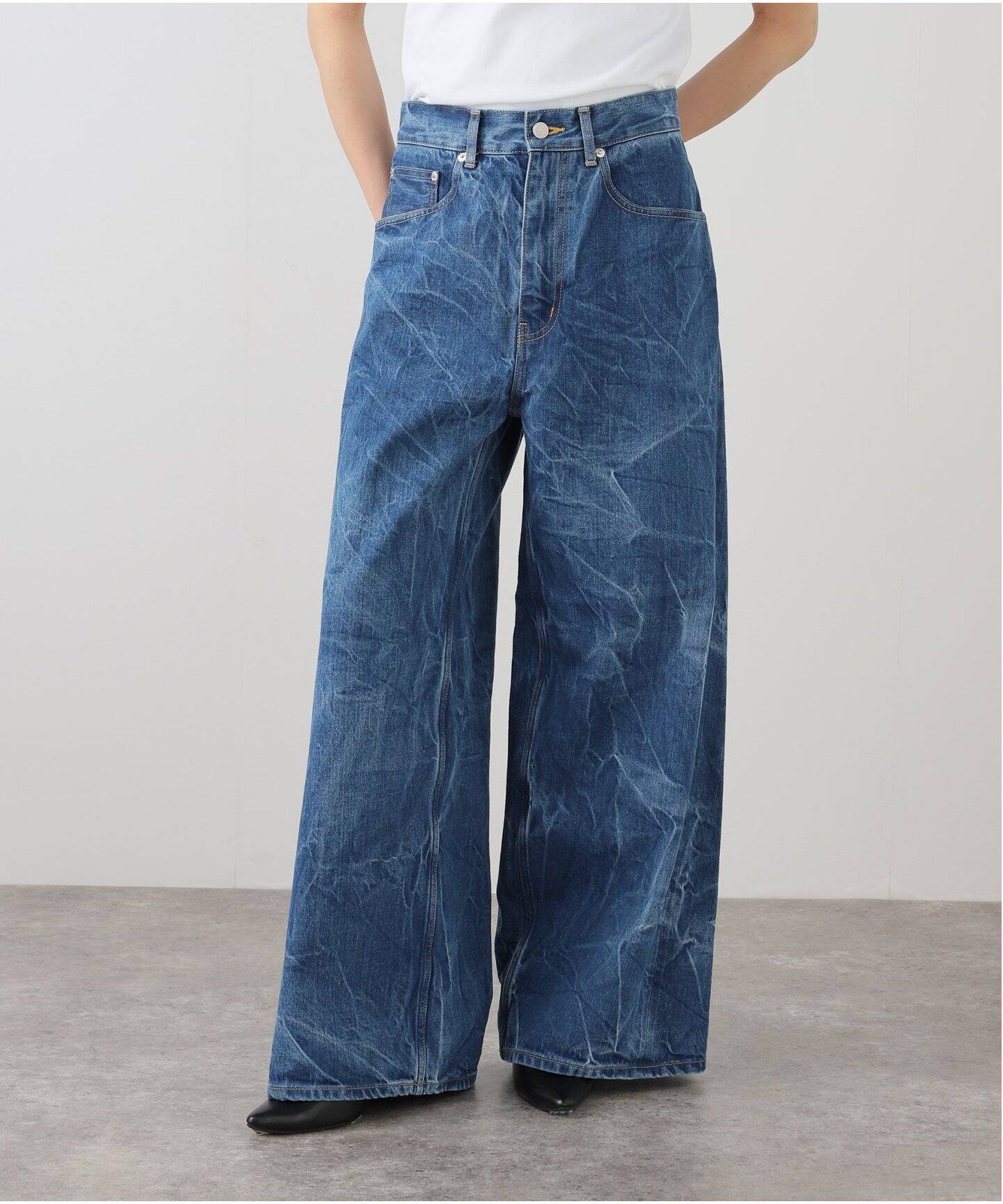 ≪一部店舗＋WEB限定≫beautiful people selvedge denim loose wide 