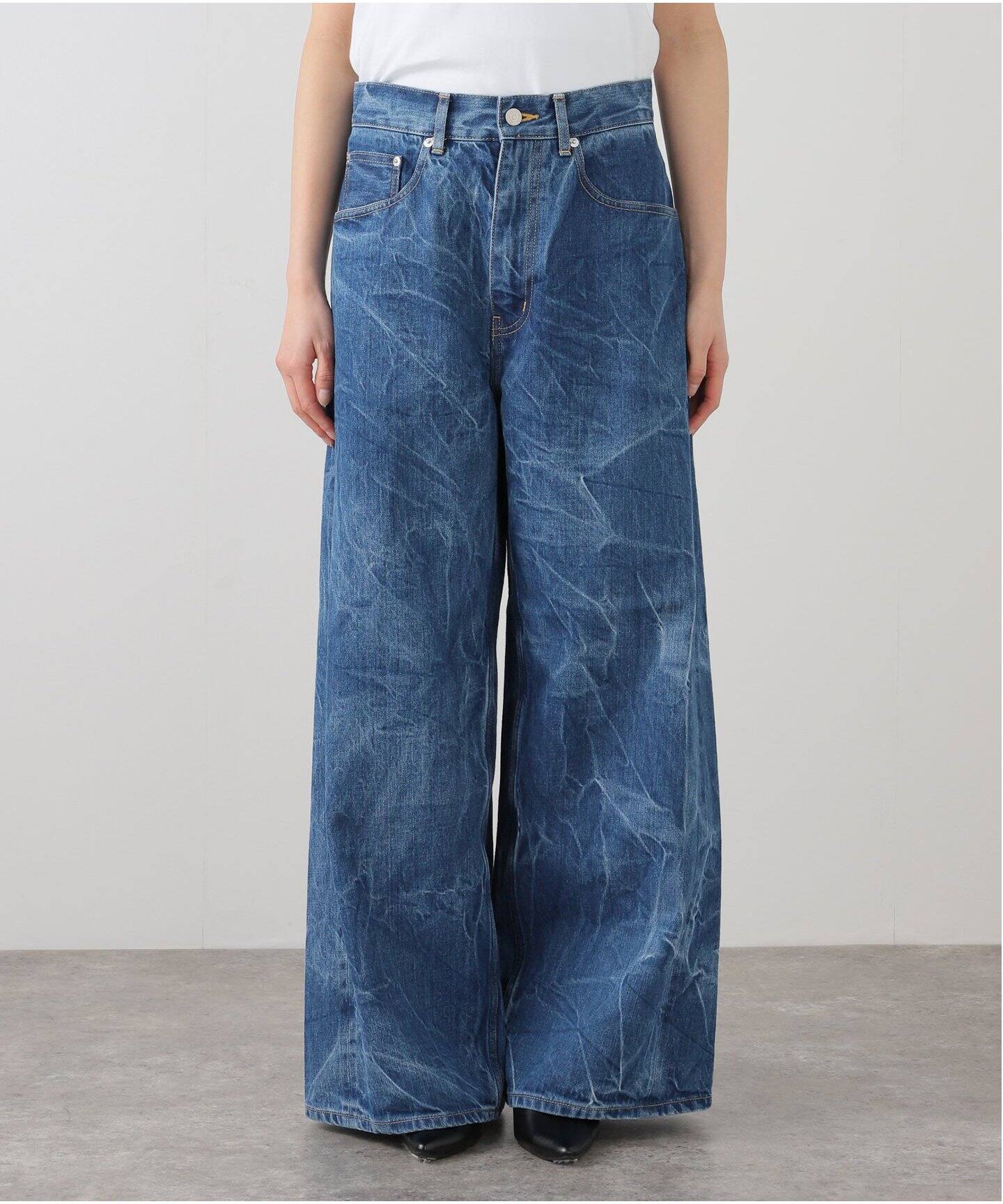 ≪一部店舗＋WEB限定≫beautiful people selvedge denim loose wide 