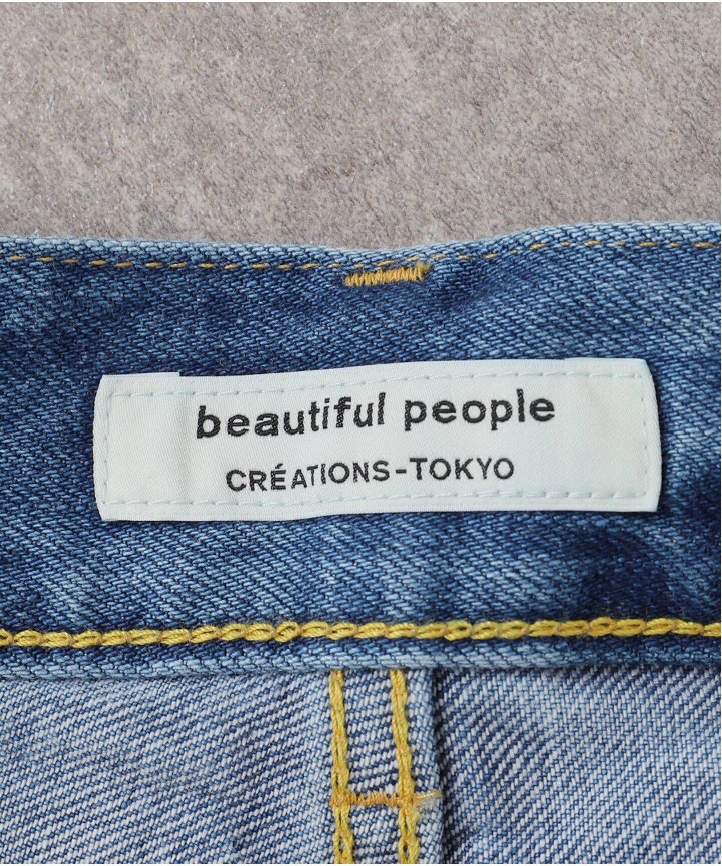 ≪一部店舗＋WEB限定≫beautiful people selvedge denim loose wide 