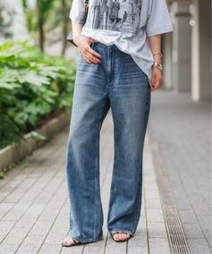 レディース upper hights/アッパーハイツ 別注THE CLARA スピック＆スパン デニムパンツ・ジーンズ ブルー A 25のサムネイル