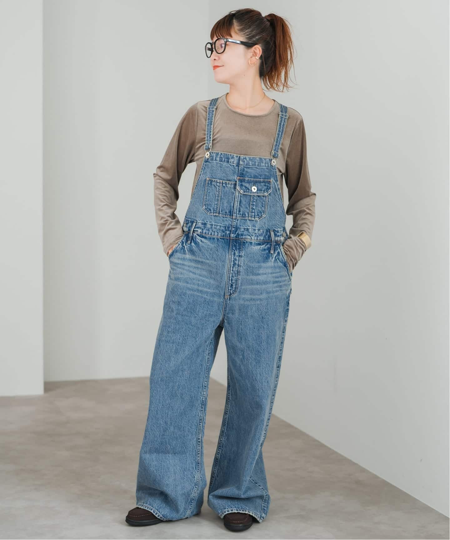 upper hights アッパーハイツ サロペット デニム オーバーオール upperhights サロペット オーバーオール 「upper hights」THE