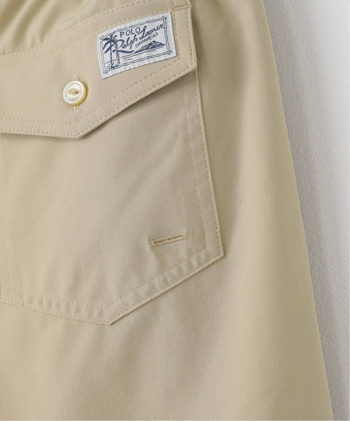パンツ RALPH LAUREN RECYCLED POLYESTER SHORTS 0400021343543_MOSSAGATEMULTI?