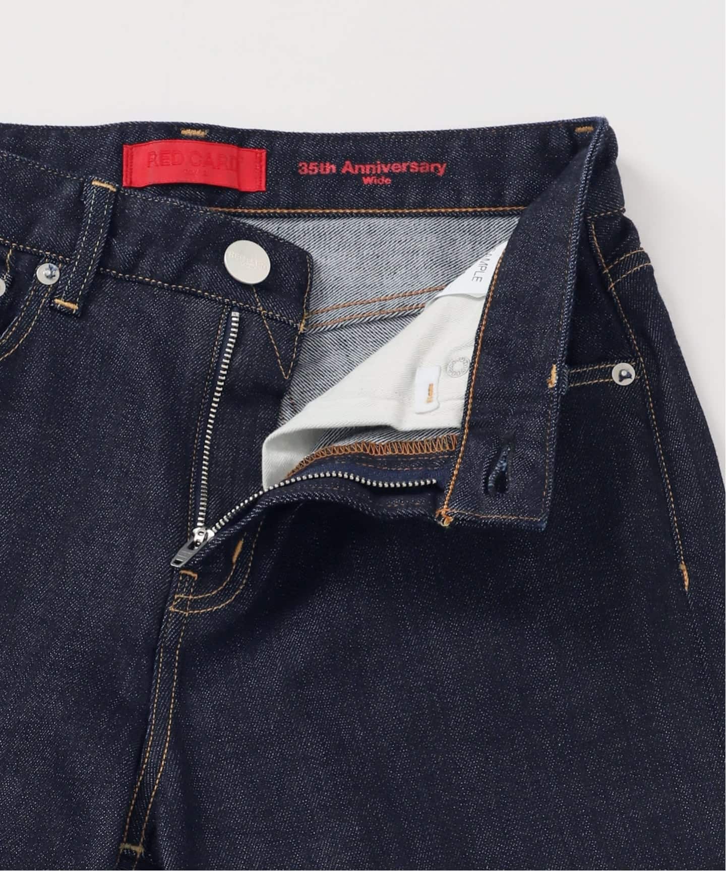 RED CARD TOKYO 35th Anniv 23 ブラックデニム RED CARD TOKYO / レッドカード トーキョー 別注 35th