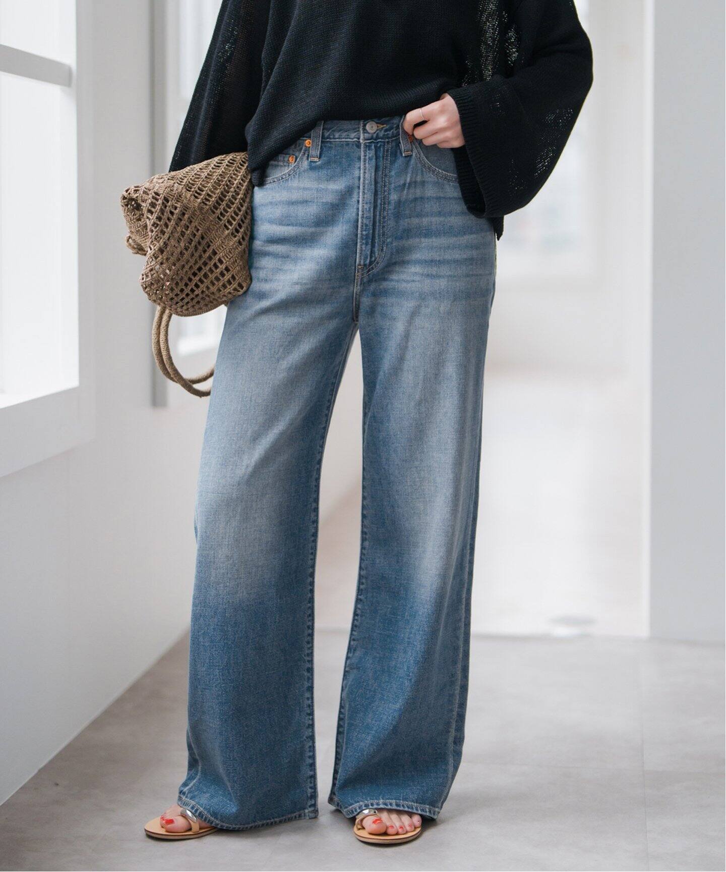 未使用☆26☆S*S 別注SMU RIBCAGE WIDE LEG☆リーバイス LEVI'S/リーバイス S*S 別注SMU RIBCAGE WIDE LEG（デニムパンツ