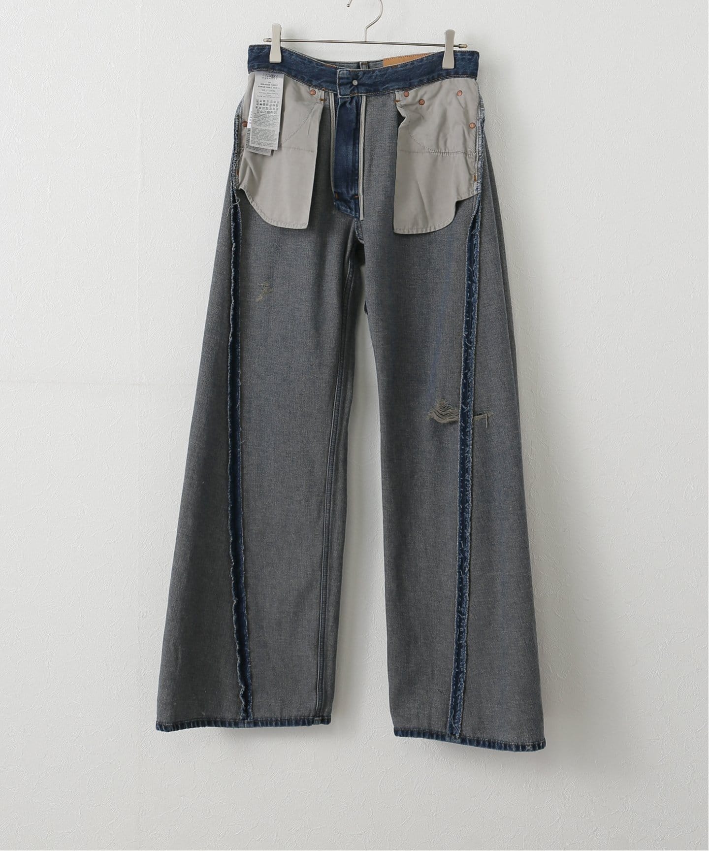 MM6 エムエムシックス デニムパンツ 白 38(S位) 2122624O0137 MM6 - 『MM6』エムエムシックス (36) ワイドデニムパンツの通販