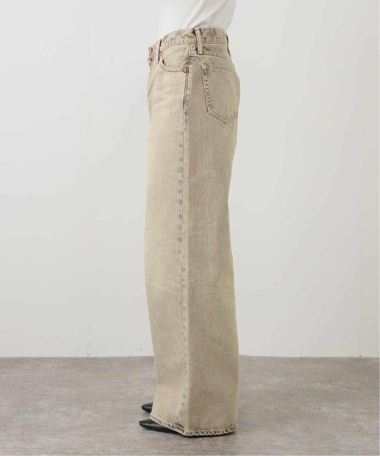 AUTHEN / オーセン JUMBLE DYE LOW RISE WIDE LEG（デニムパンツ