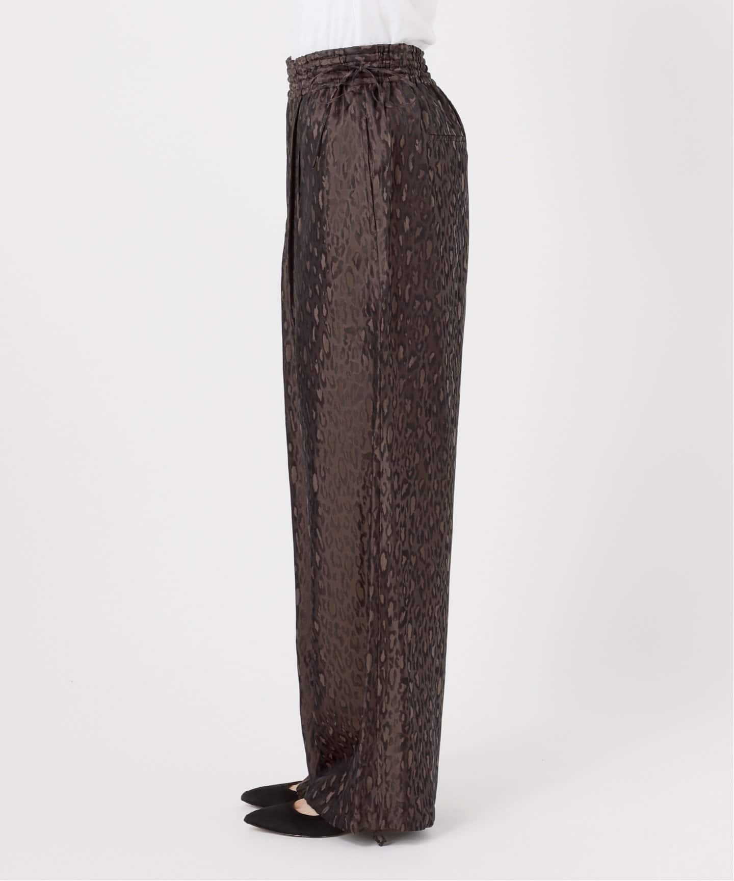 完売品！2025AW 新作！TICCA レオパードジャガードパンツ レオパードジャガードパンツ/TBEA-132