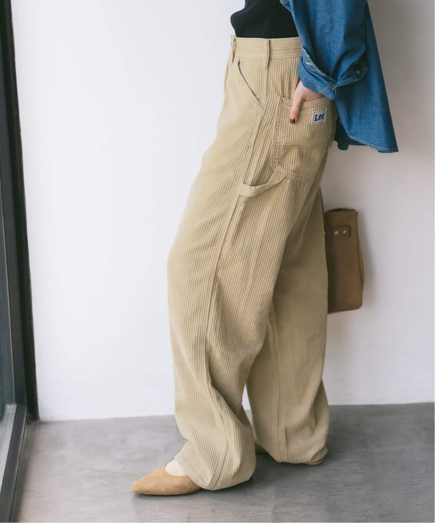 70's LEE リー ペインターパンツコーデュロイ42TALON ワンオーナー 70-80's VINTAGE Lee コーデュロイパンツ 42TALON フレアパンツ