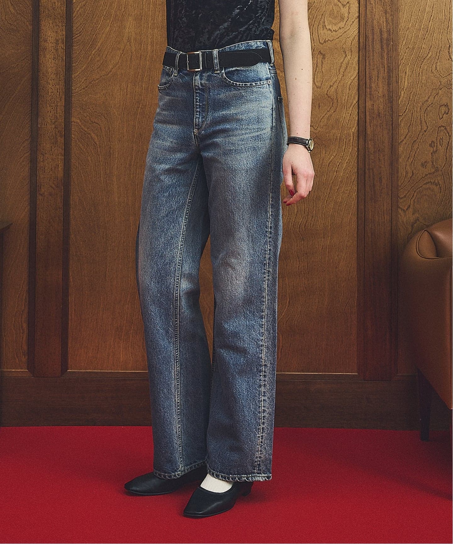 パンツ m.u DENIM PANTS 26 Oblada 一部店舗+WEB限定》oblada / オブラダ MILLENNIUM JEANS VINTAGE