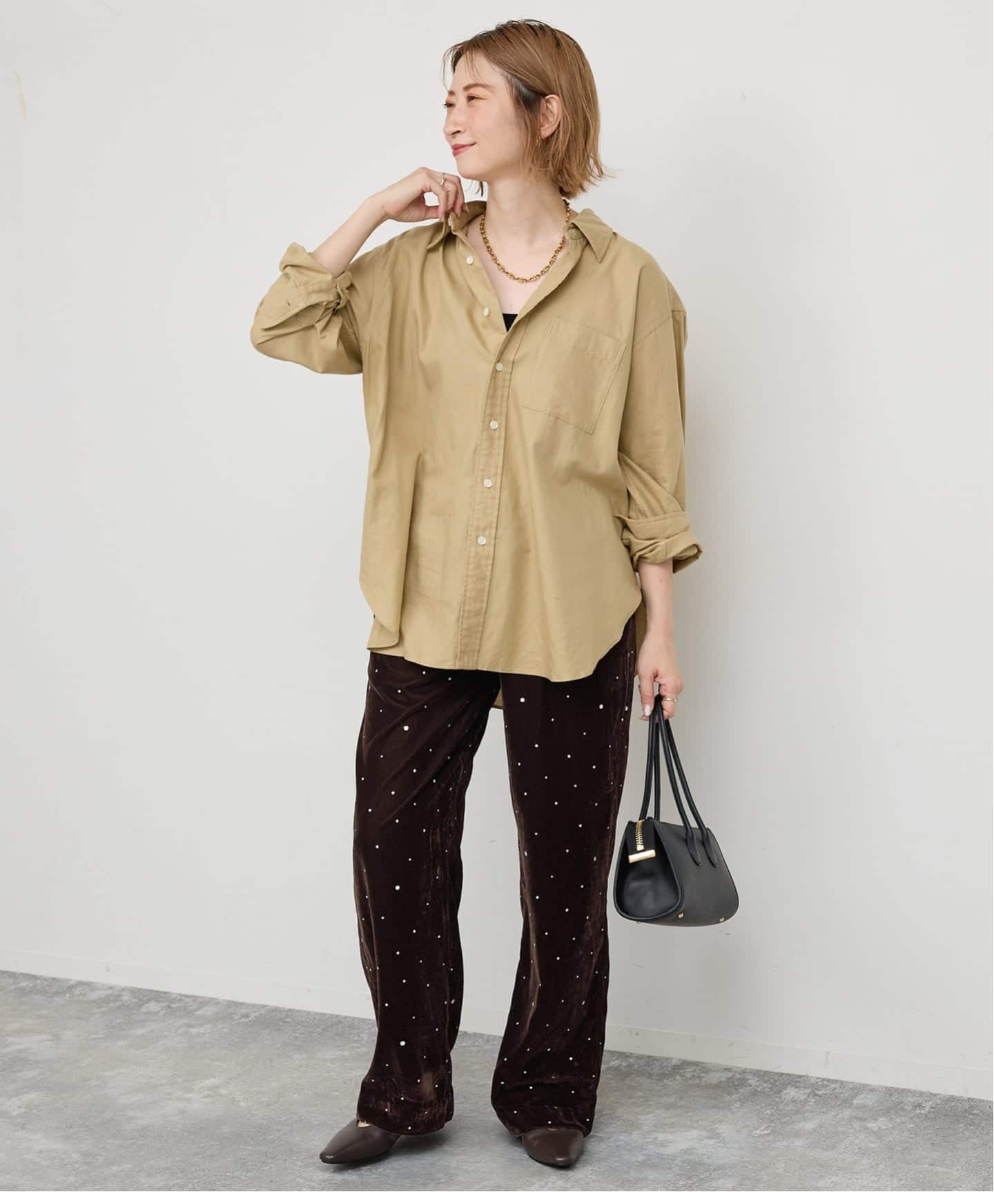 VIAN / ヴィアン Glitter Velvet Easy PT（その他パンツ）｜Spick
