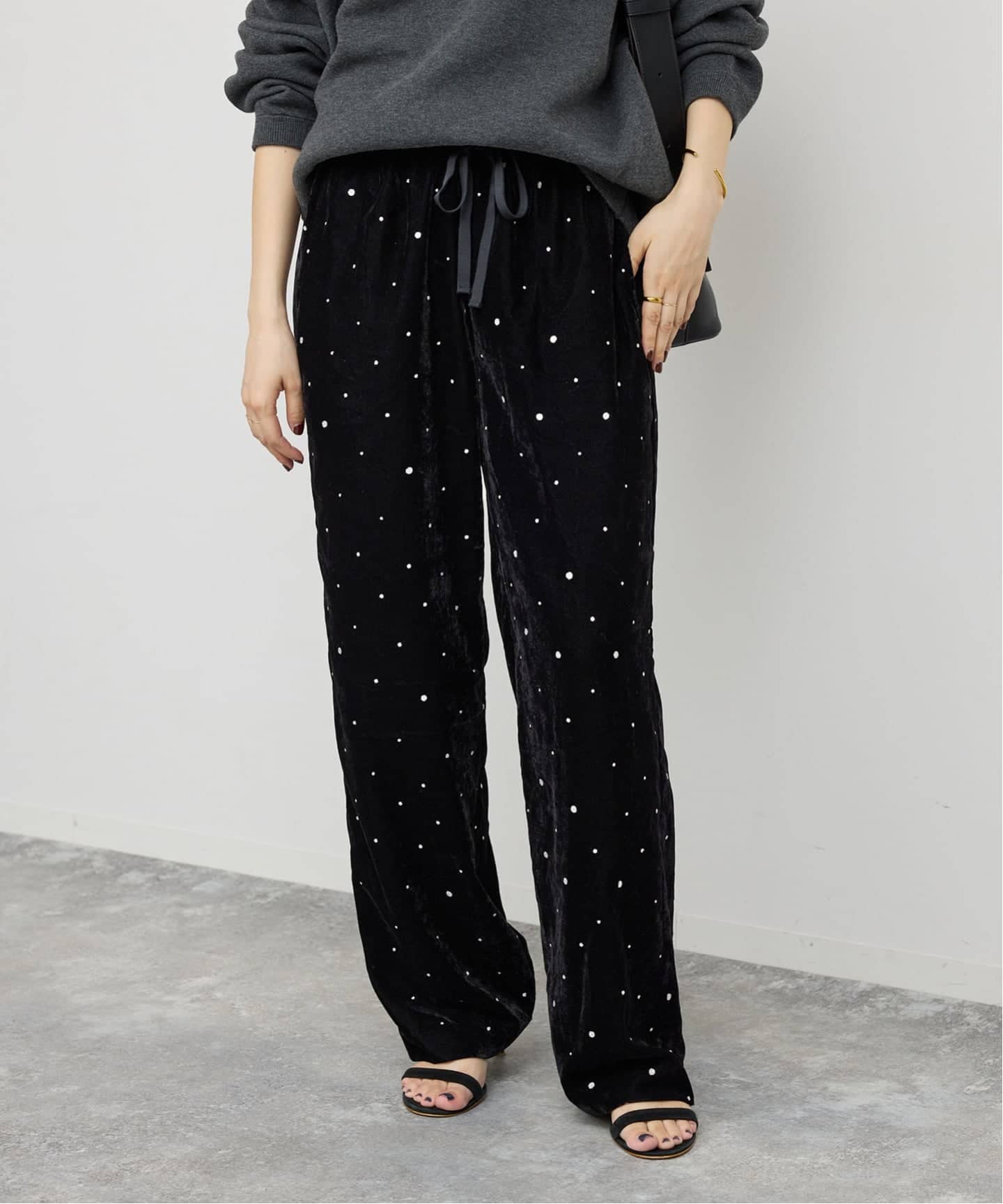 VIAN / グリッターベルベット イージーパンツ 【新品、未使用】 VIAN / ヴィアン Glitter Velvet Easy PT（その他パンツ