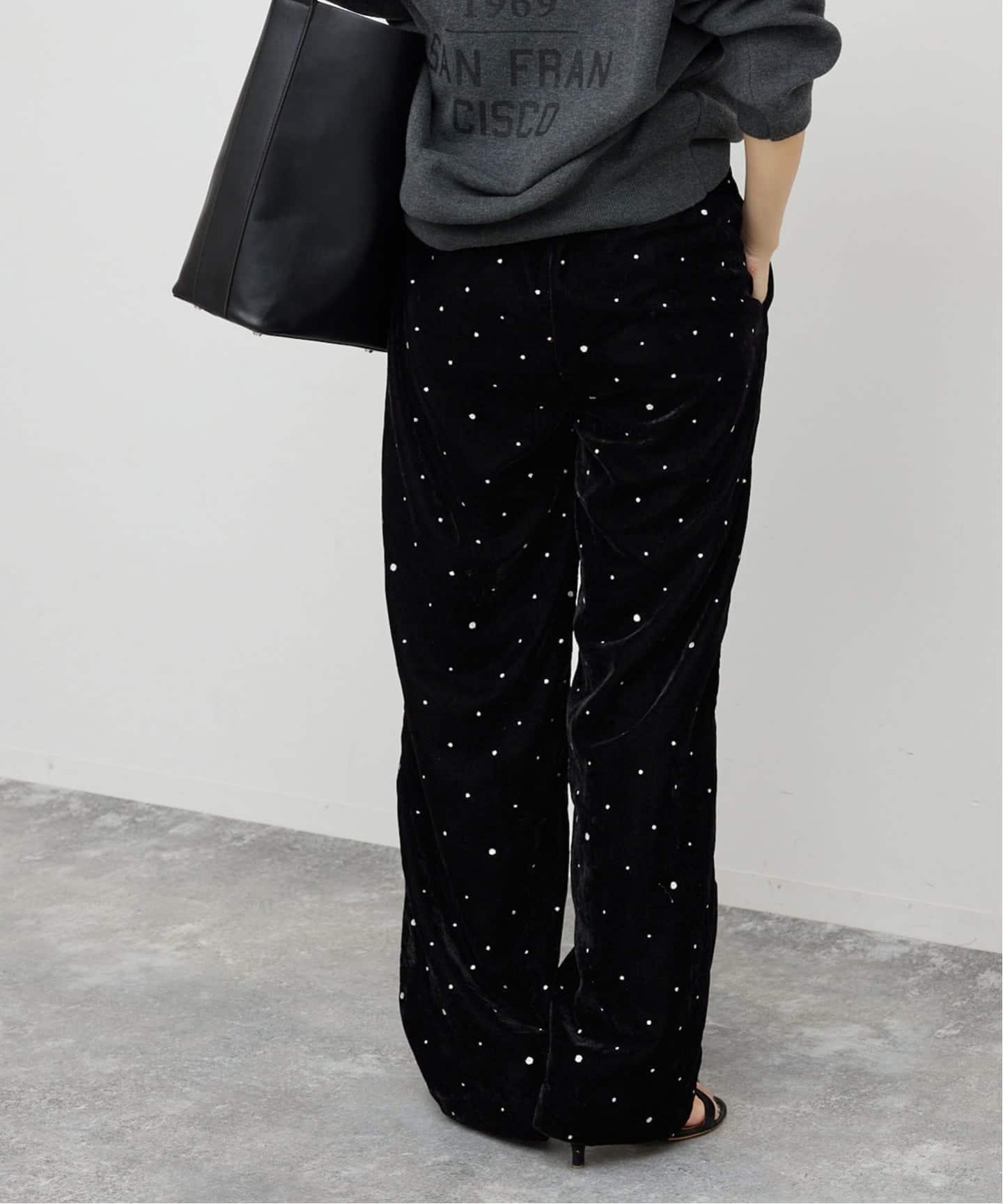 VIAN / グリッターベルベット イージーパンツ 【新品、未使用】 VIAN / ヴィアン Glitter Velvet Easy PT（その他パンツ）｜Spick and