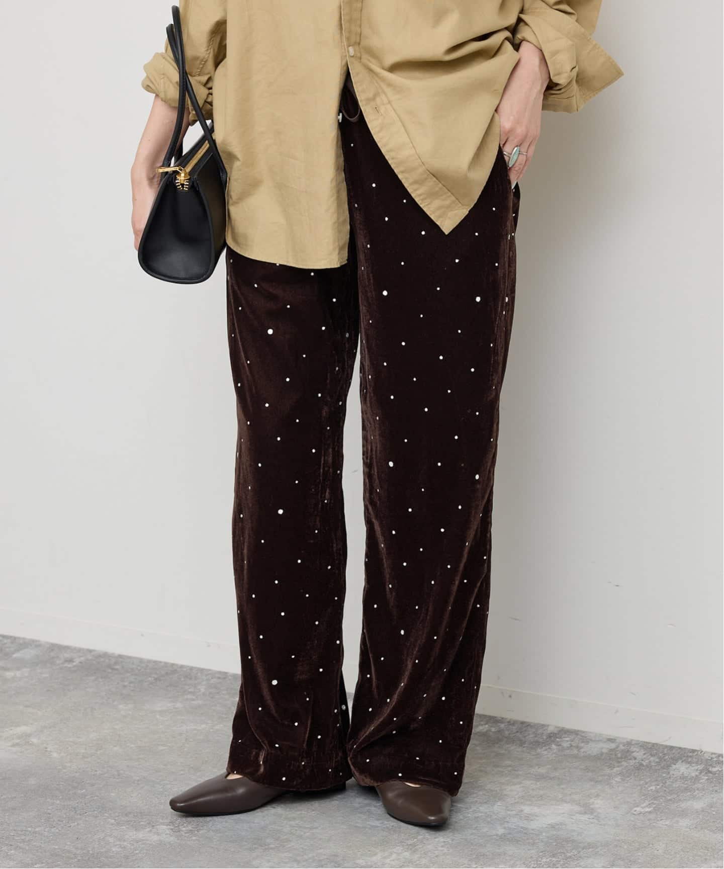 VIAN / ヴィアン Glitter Velvet Easy PT（その他パンツ）｜Spick