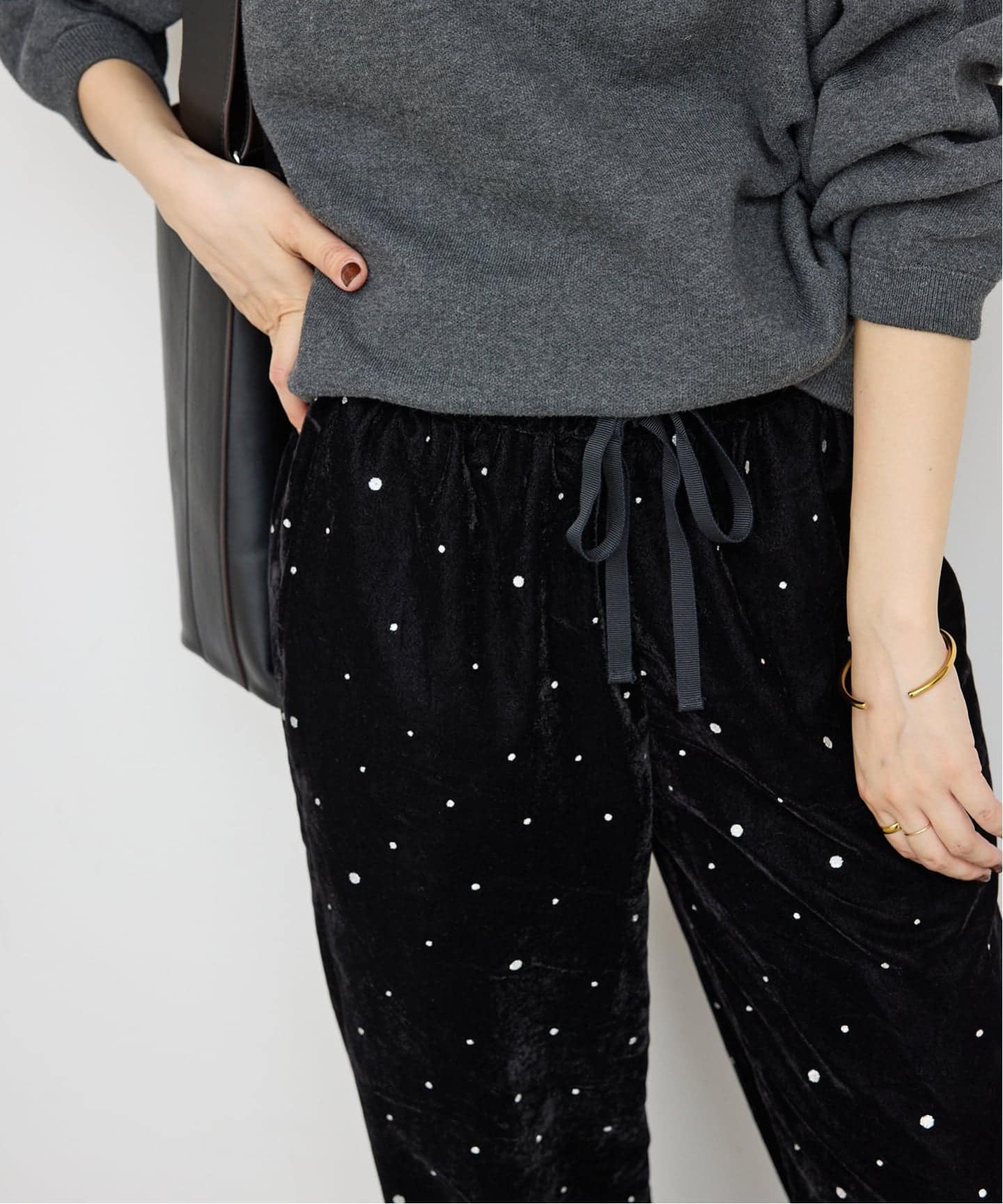 VIAN / グリッターベルベット イージーパンツ 【新品、未使用】 VIAN / ヴィアン Glitter Velvet Easy PT（その他パンツ