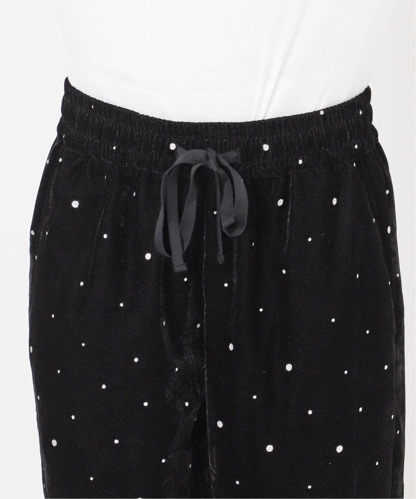 VIAN / グリッターベルベット イージーパンツ 【新品、未使用】 WEB限定追加予約》VIAN / ヴィアン グリッターベルベットイージー