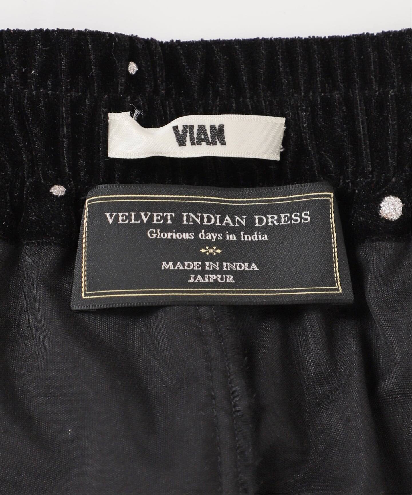 VIAN / グリッターベルベット イージーパンツ 【新品、未使用】 WEB限定追加予約》VIAN / ヴィアン グリッターベルベット