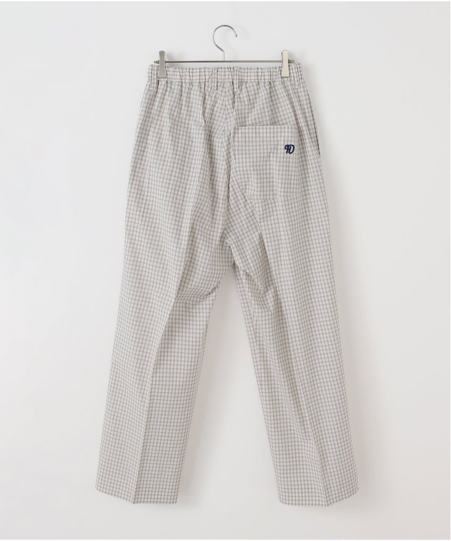 HOLIDAY WASHED CHECK DRAWSTRINGS シャツパンツ HOLIDAY WASHED CHECK DRAWSTRINGS シャツパンツ（HOLIDAY