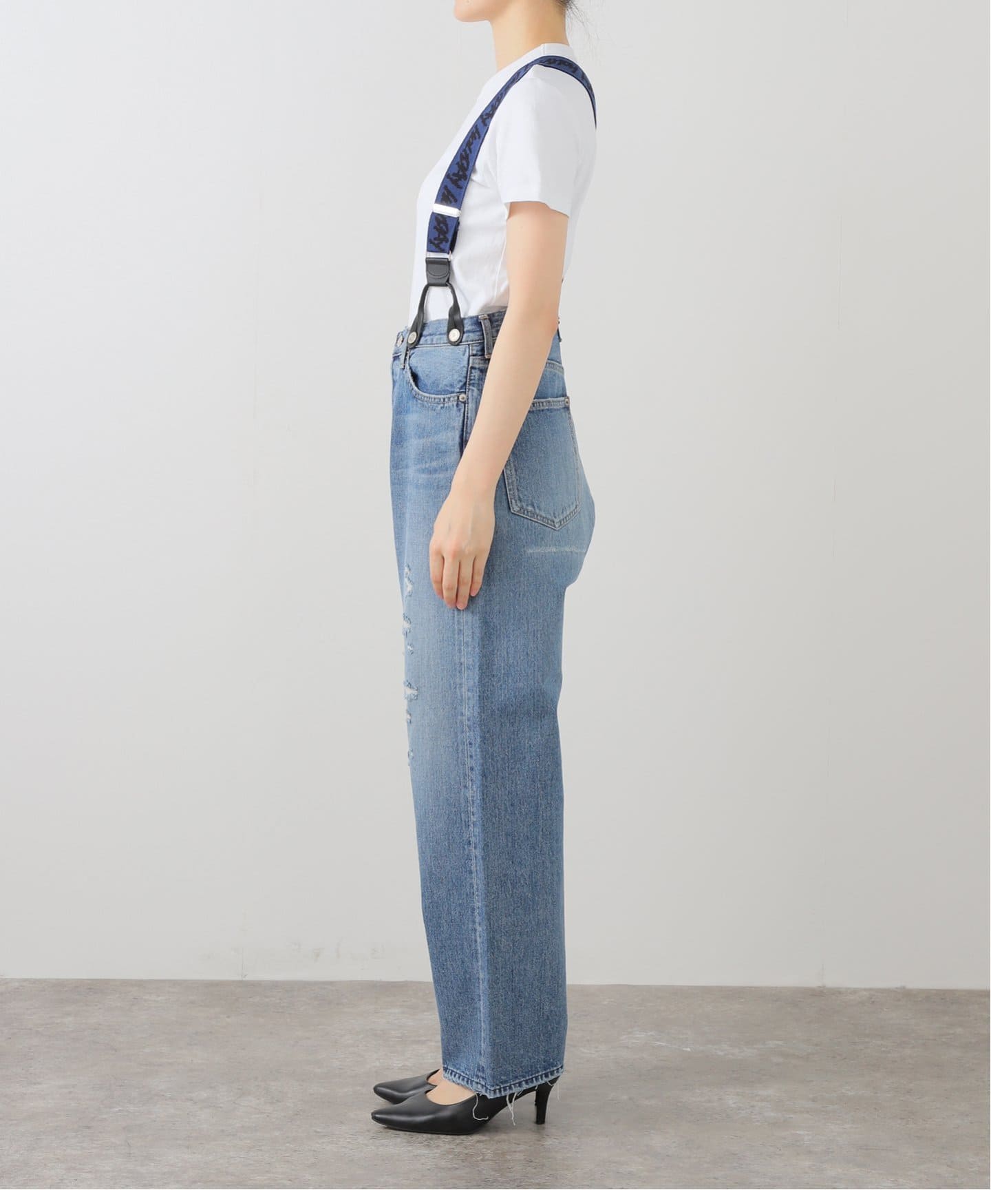 【HOLIDAY/ホリデイ】 DAMAGE DENIM SUSPENDER PT DAMAGE DENIM SUSPENDER PANTS｜HOLIDAY（ホリデイ）OFFICIAL